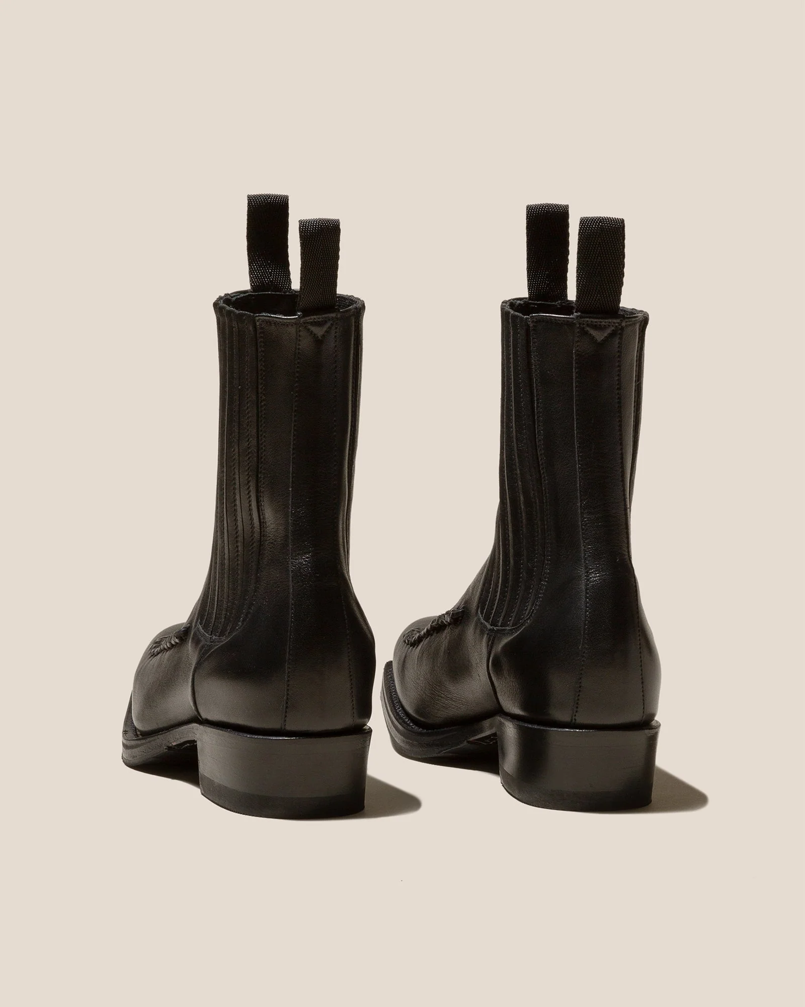 AGULLA - Men's Square-Toe Braided Detail Chelsea Boot - Image 4