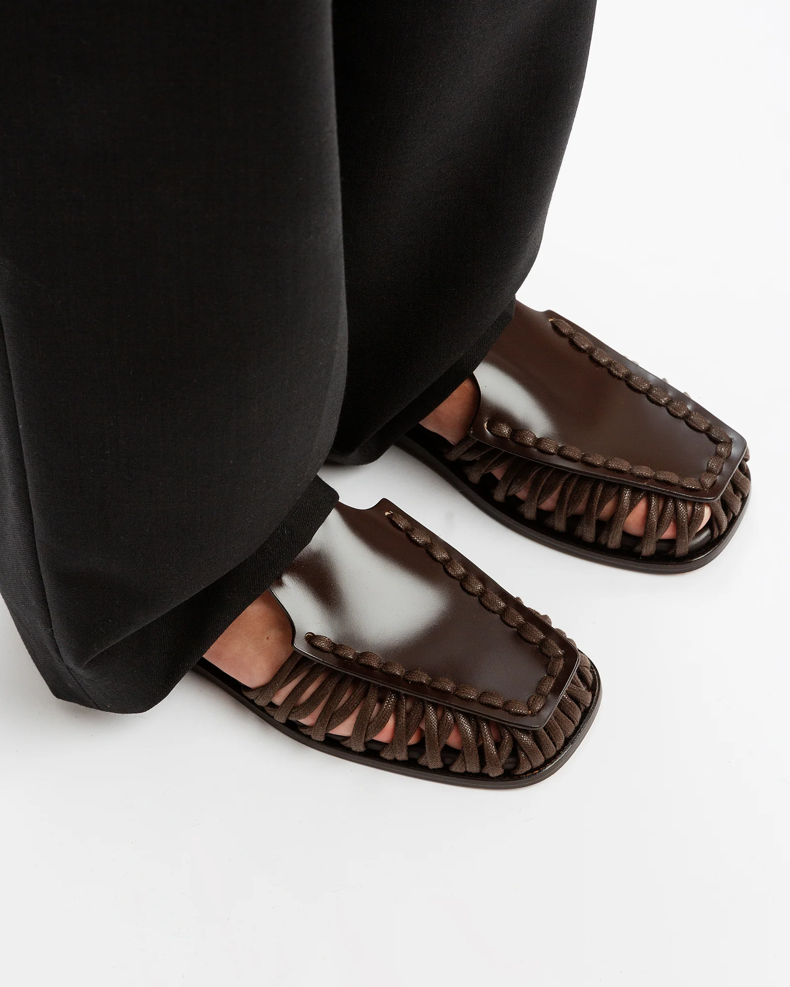 ALARO - Square-Toe T-bar Sandal - Image 5