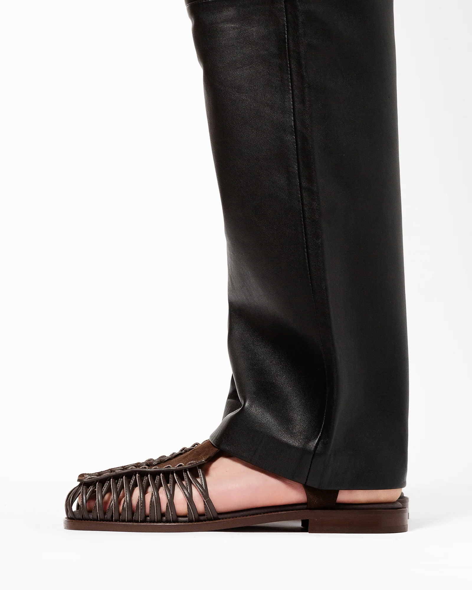 ALARO SUEDE - Men's Square-Toe T-bar Sandal - Image 5