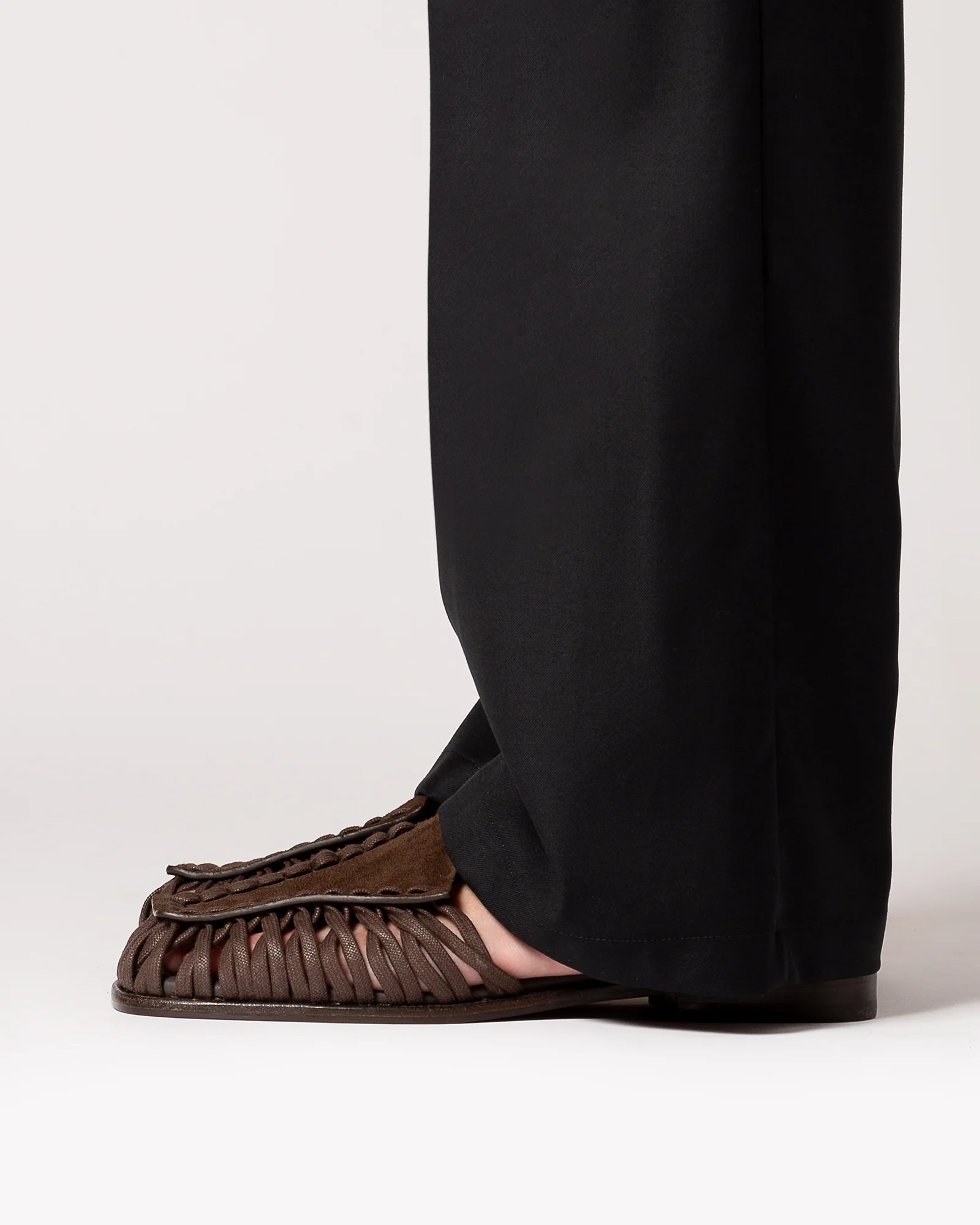 ALARO SUEDE - Men's Square-Toe T-bar Sandal - Image 5