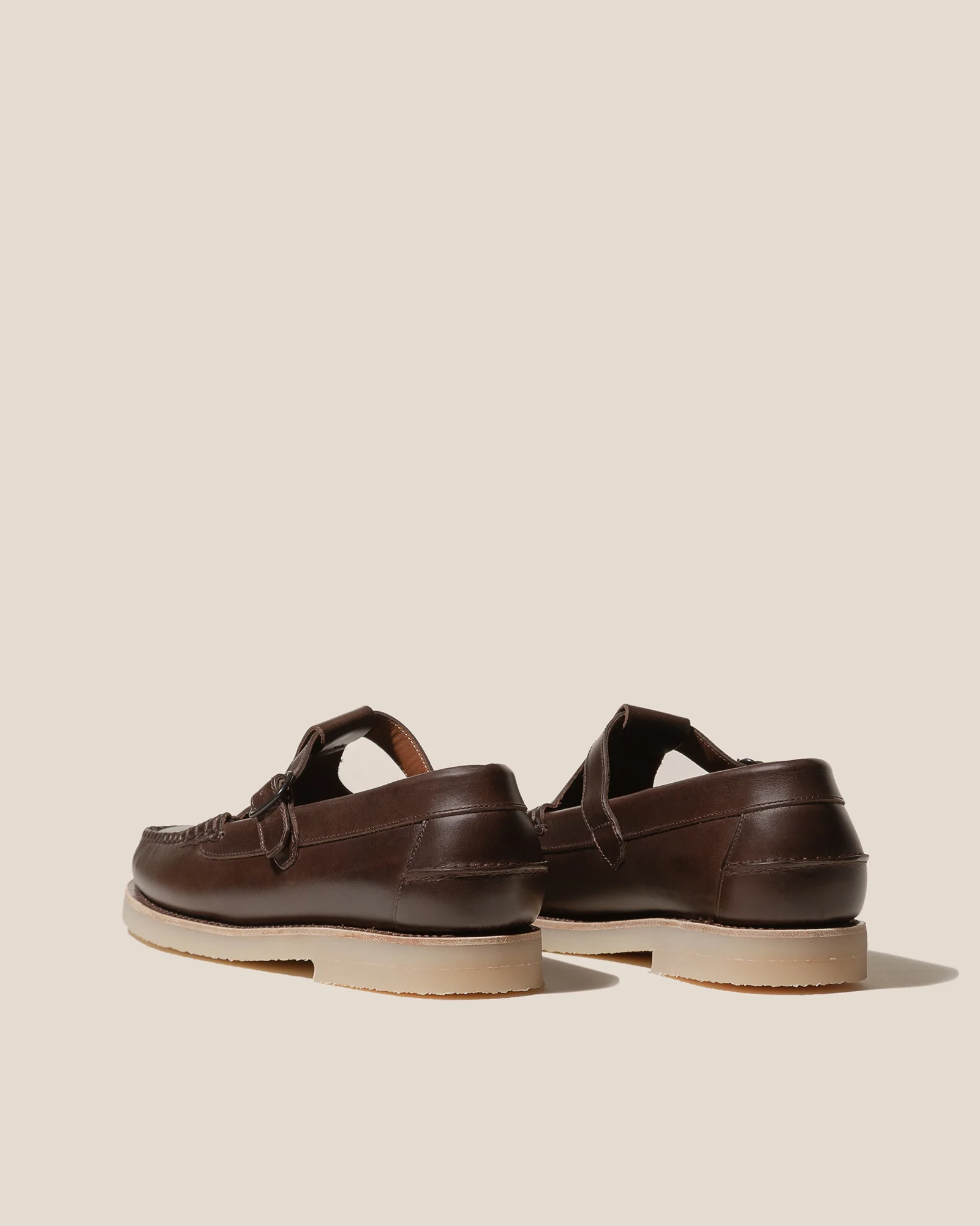 ALBER RUBBER VEG TAN - Men's T-bar Loafer - Image 3