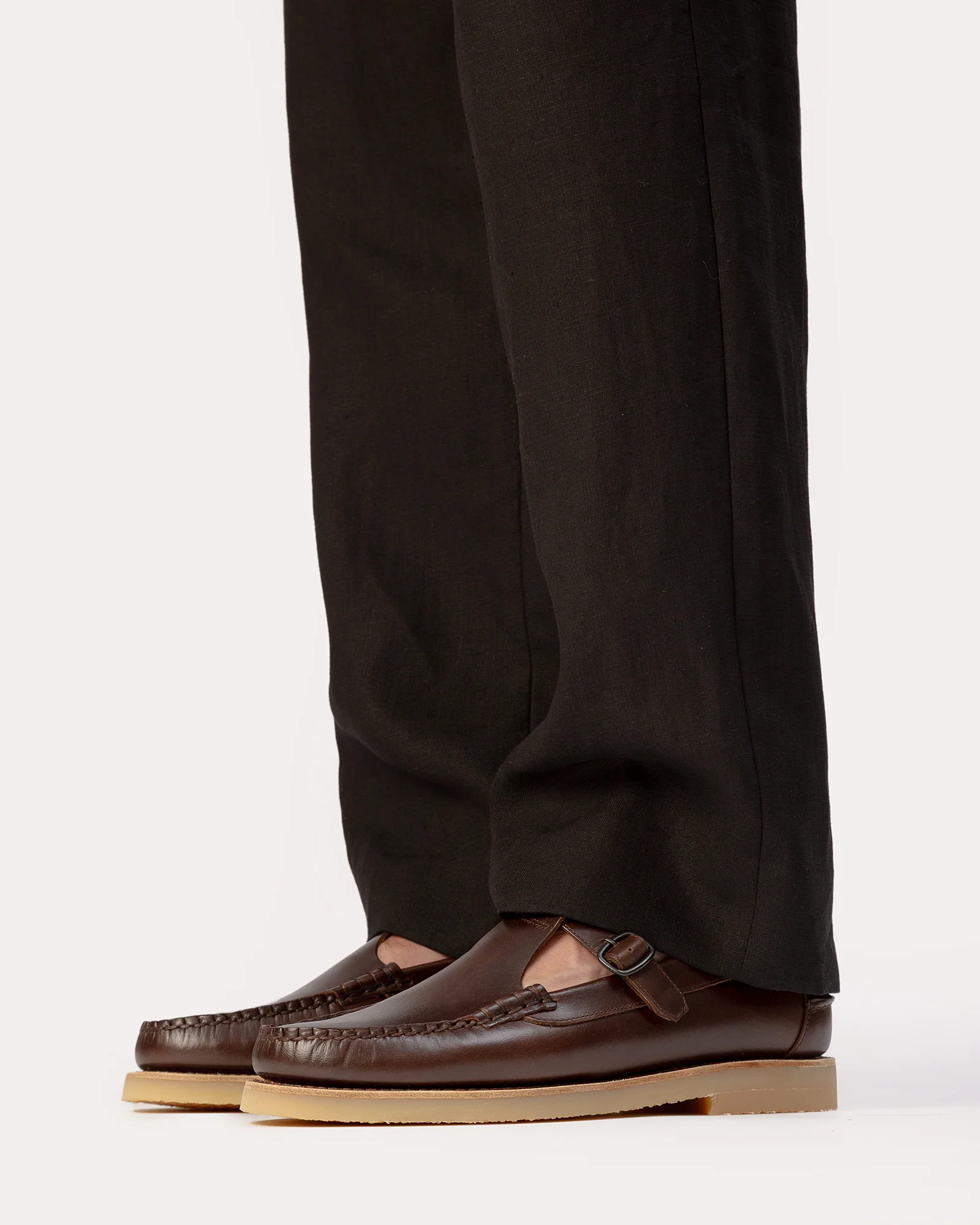 ALBER RUBBER VEG TAN - Men's T-bar Loafer - Image 5