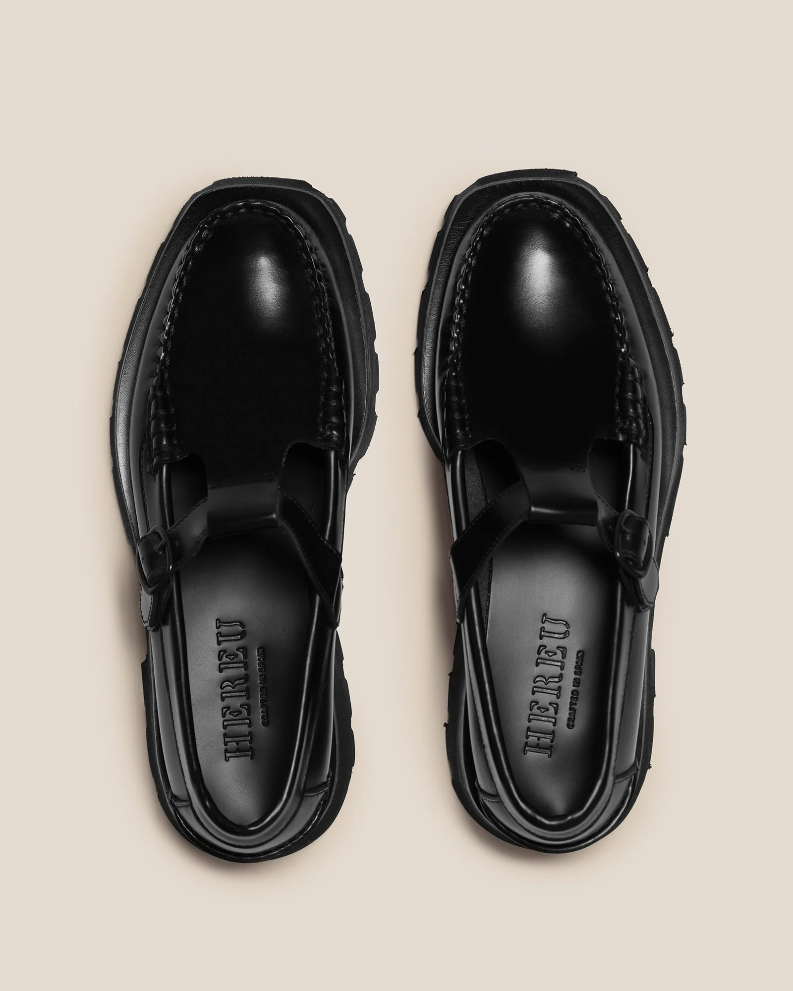 ALBER SPORT - Tread Sole T-Bar Loafer - Image 3