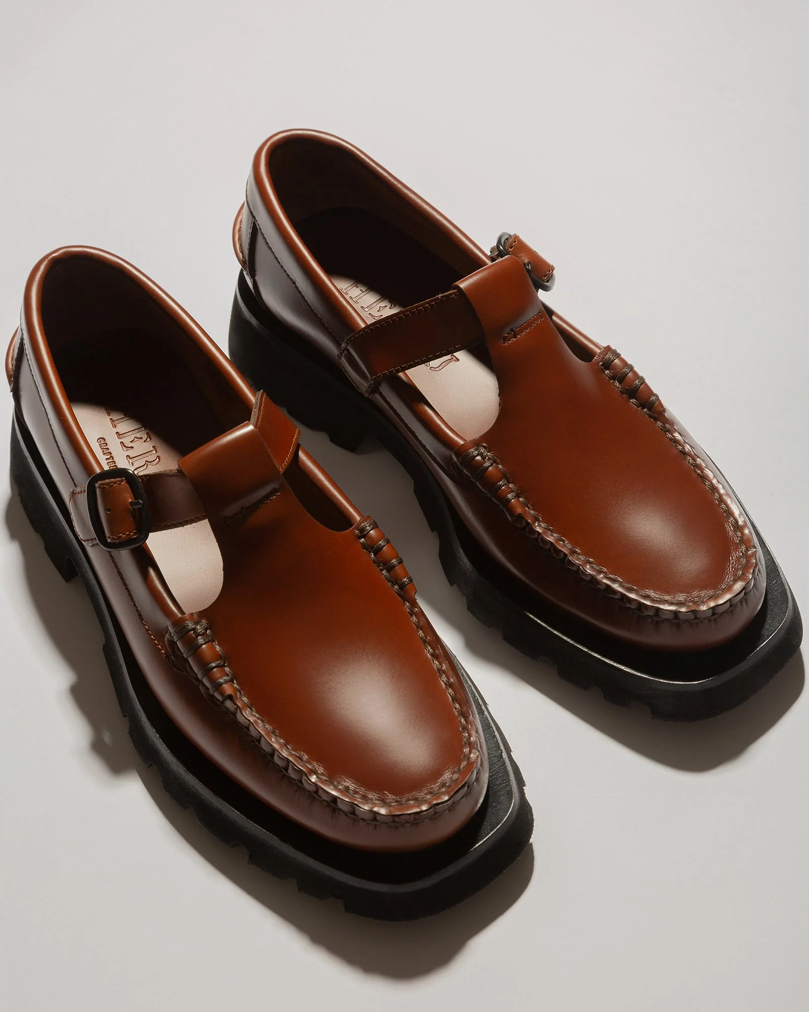 ALBER SPORT - Tread Sole T-Bar Loafer - Image 6