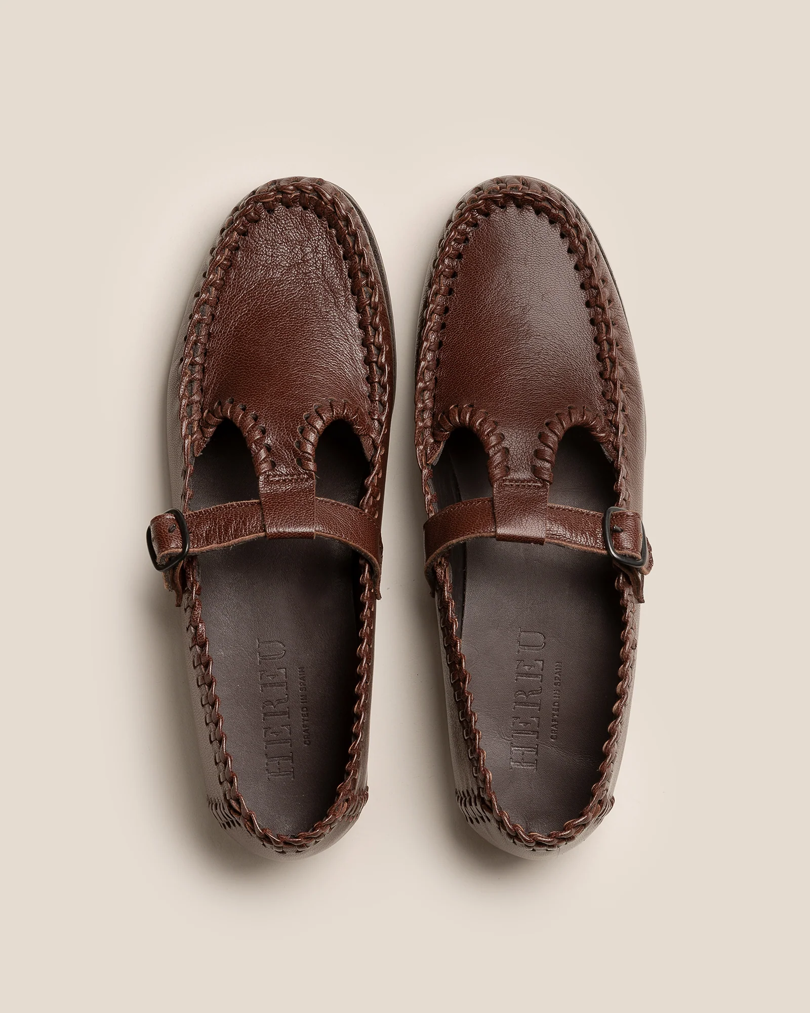 ALCOVER SUPPLE SHINY - FOR ALL - Braided Seams T-bar Loafer - Image 4