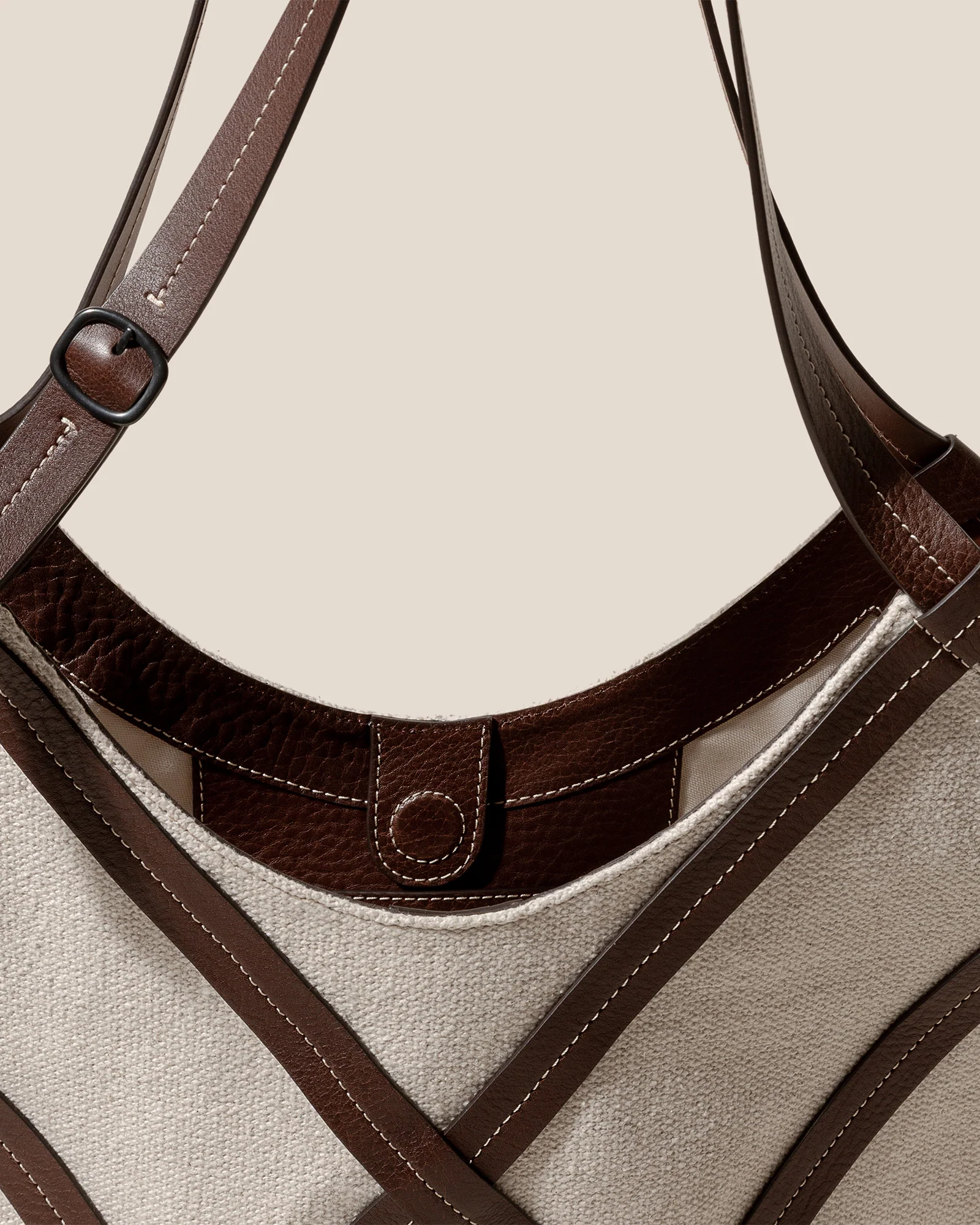 ALGAIDA - Belt-strap Detail Tote Bag - Image 3