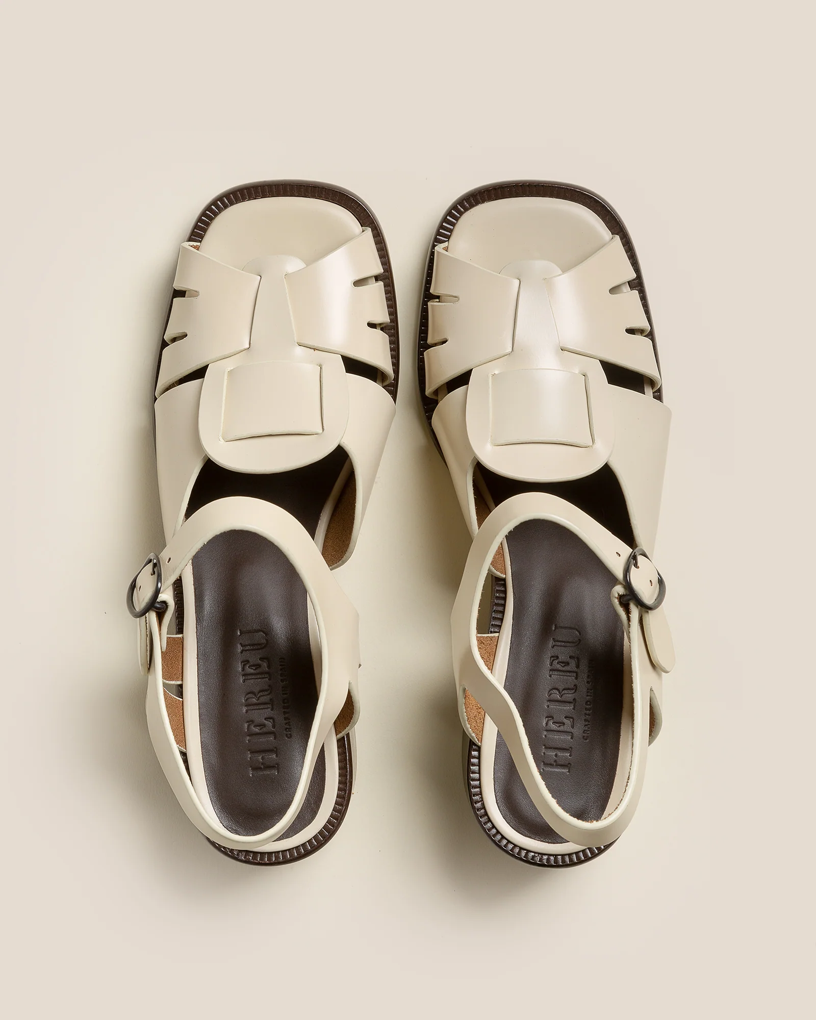 ANCORA SQUARED HEELED - Open-Toe Fisherman Sandal - Image 3