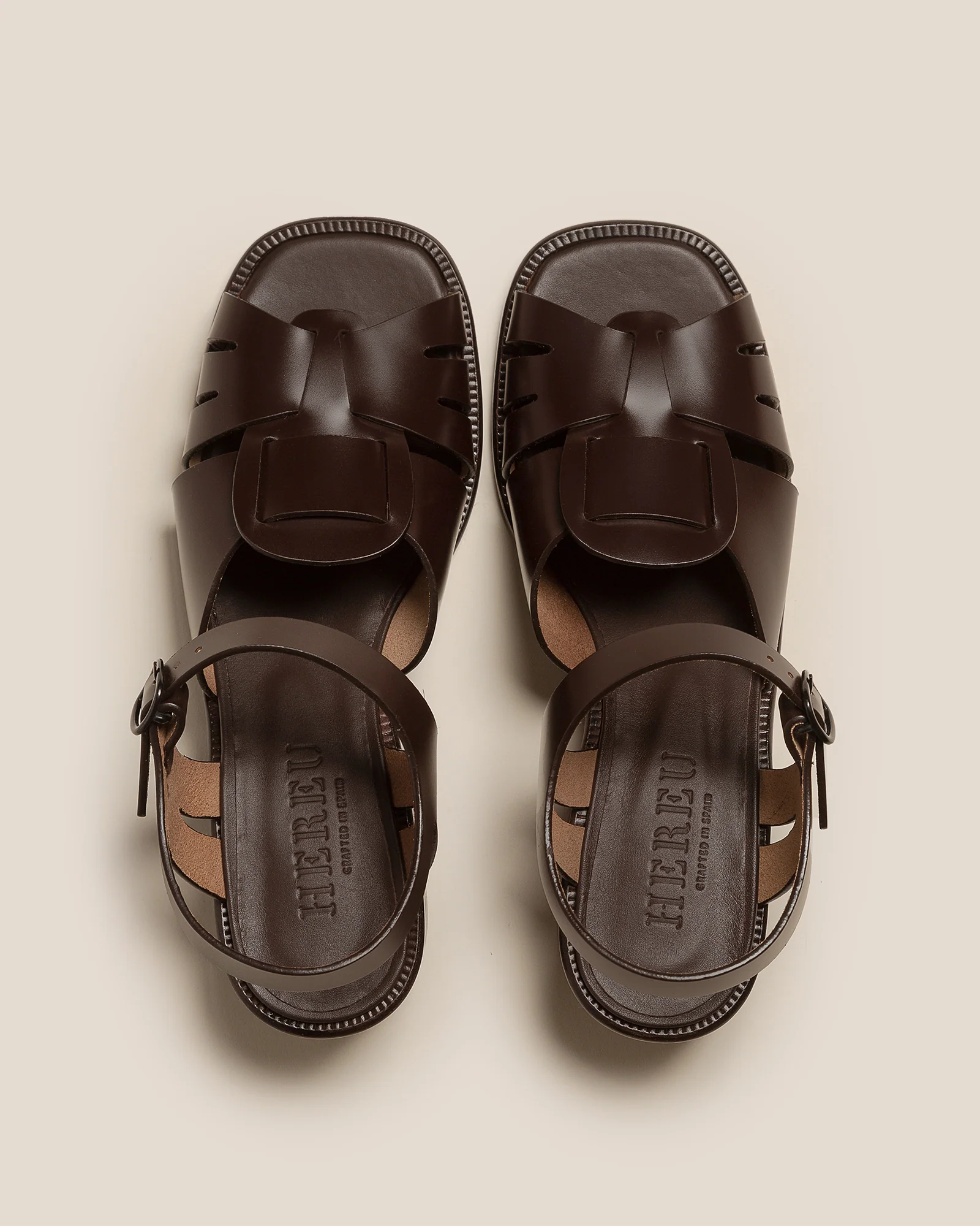 ANCORA SQUARED HEELED - Open-Toe Fisherman Sandal - Image 3