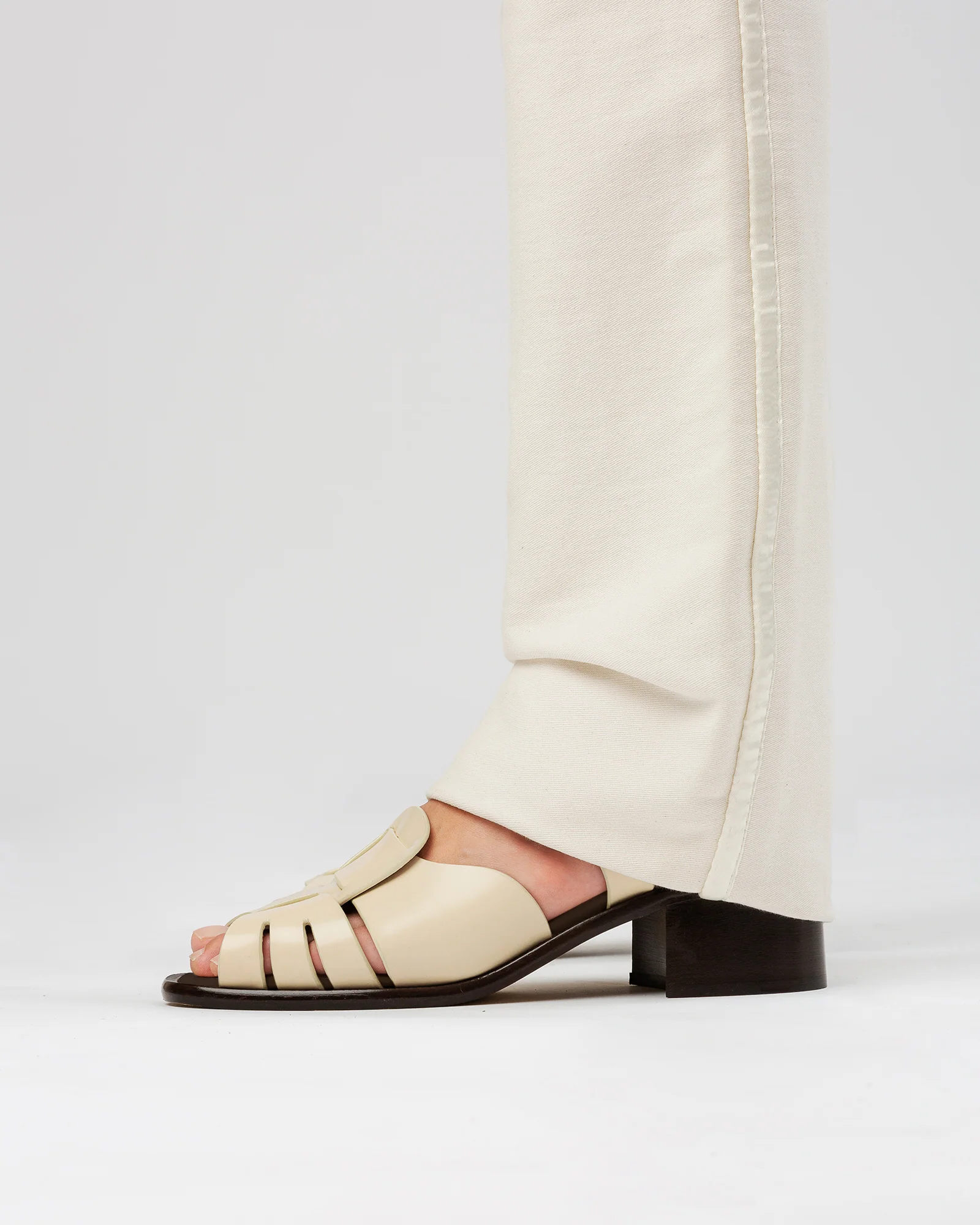 ANCORA SQUARED HEELED - Open-Toe Fisherman Sandal - Image 5