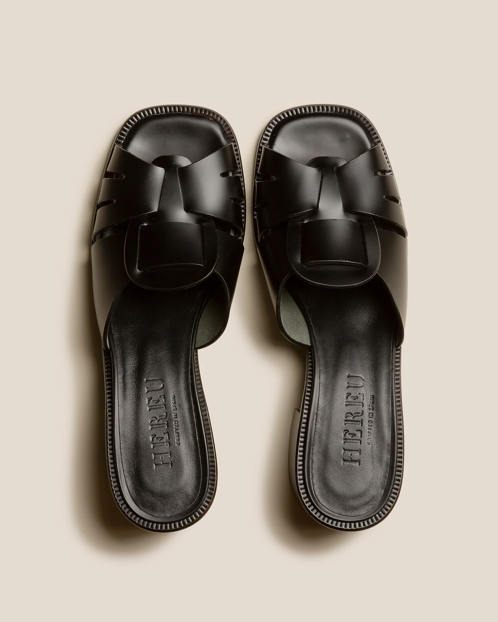 ANCORA SQUARED HEELED SLIDE - Heeled Fisherman Slide - Image 2