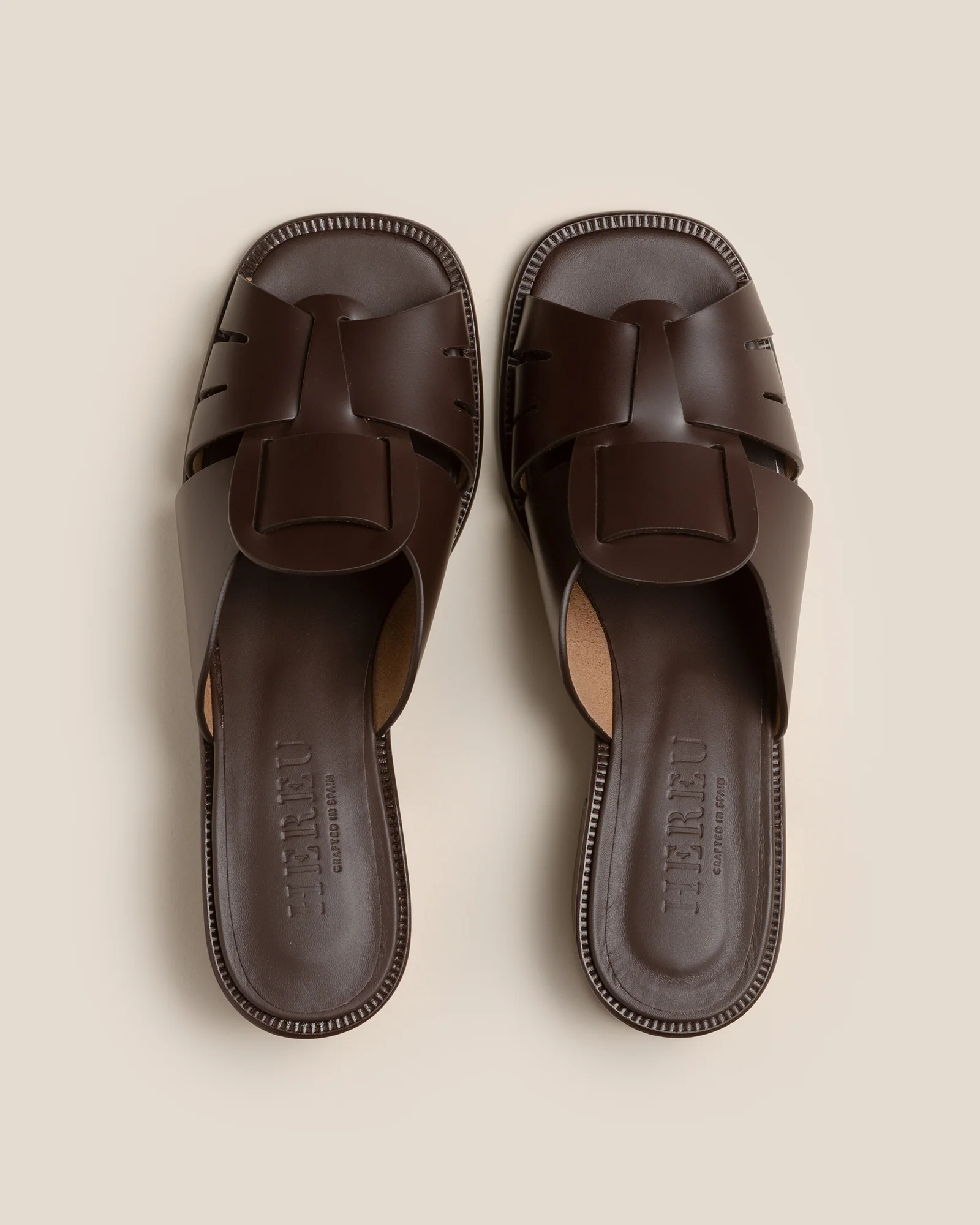ANCORA SQUARED HEELED SLIDE - Heeled Fisherman Slide - Image 2