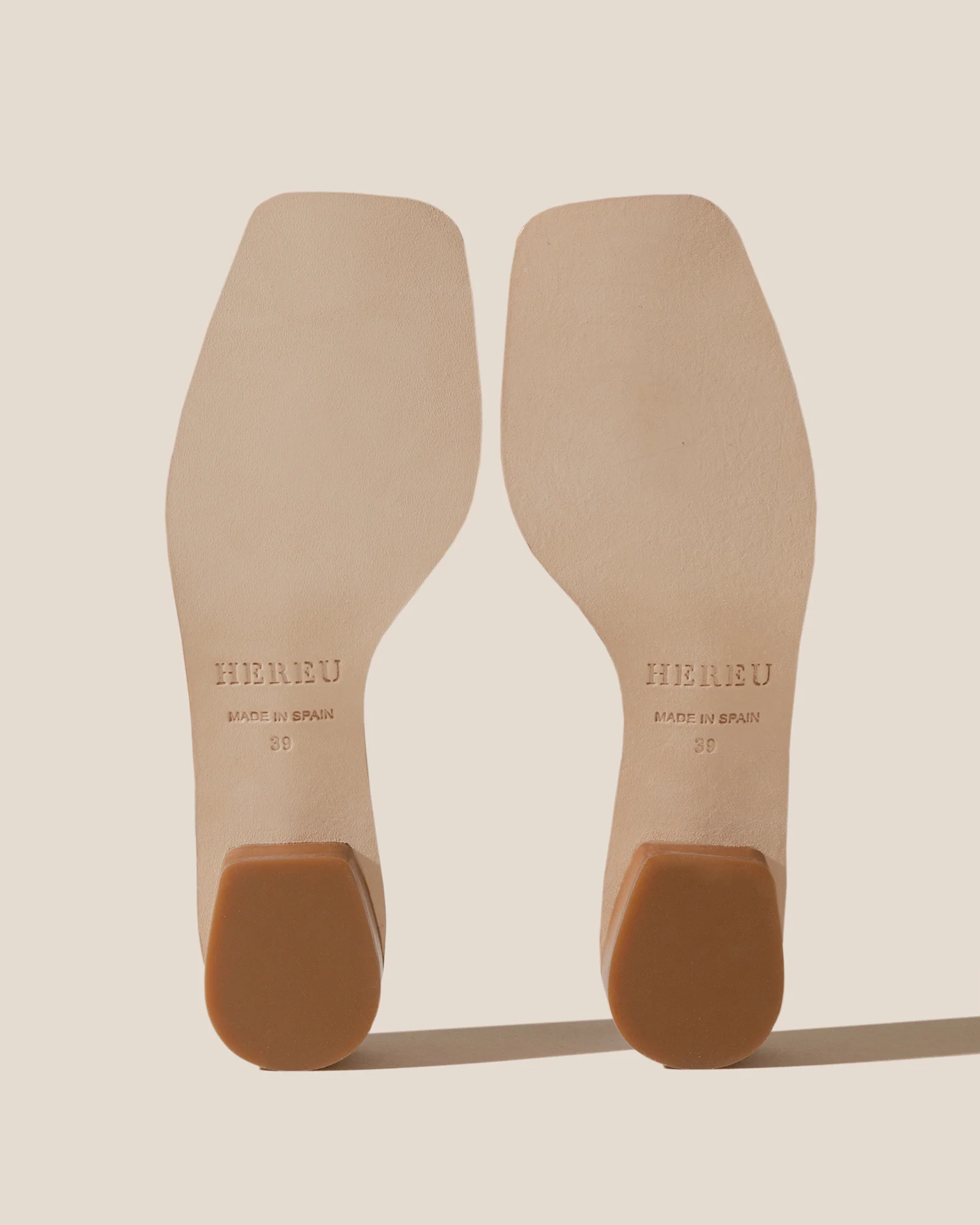 BENA HEELED - Interwoven Knotted T-bar Heeled Sandal - Image 4