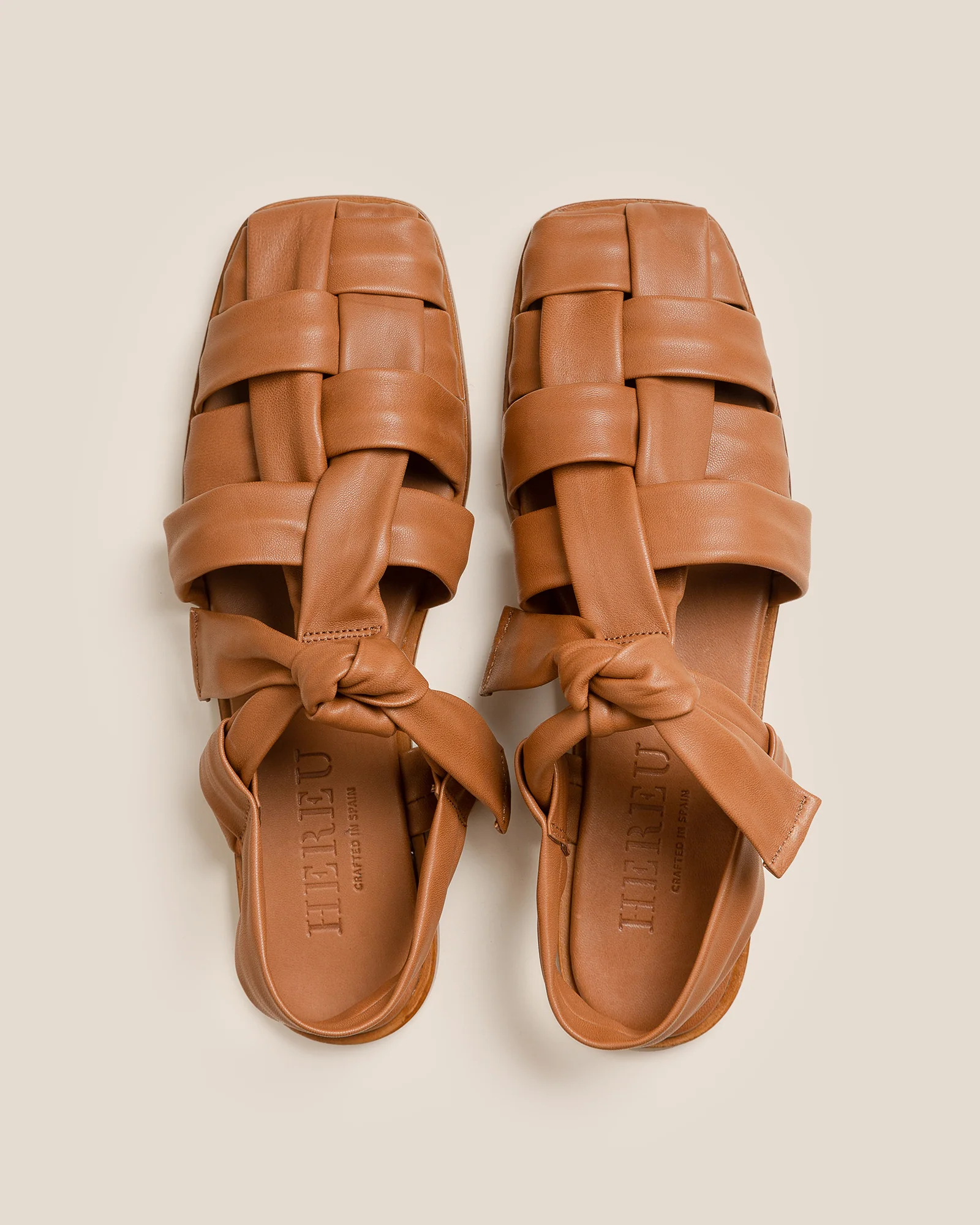 BENA - Interwoven Knotted T-bar Sandal - Image 3