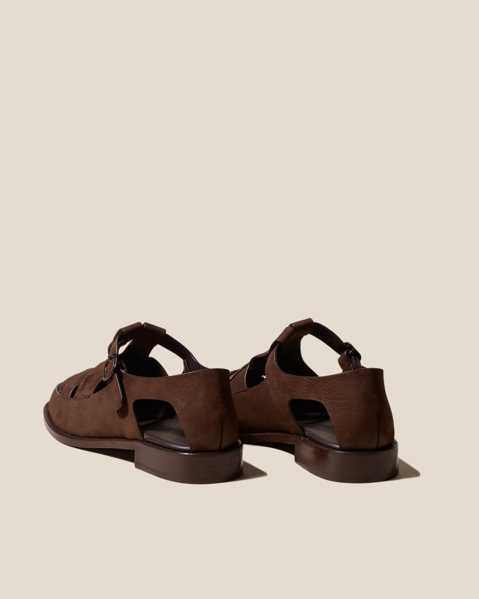 BESSO NUBUCK - Men's Woven T-bar Sandal - Image 4