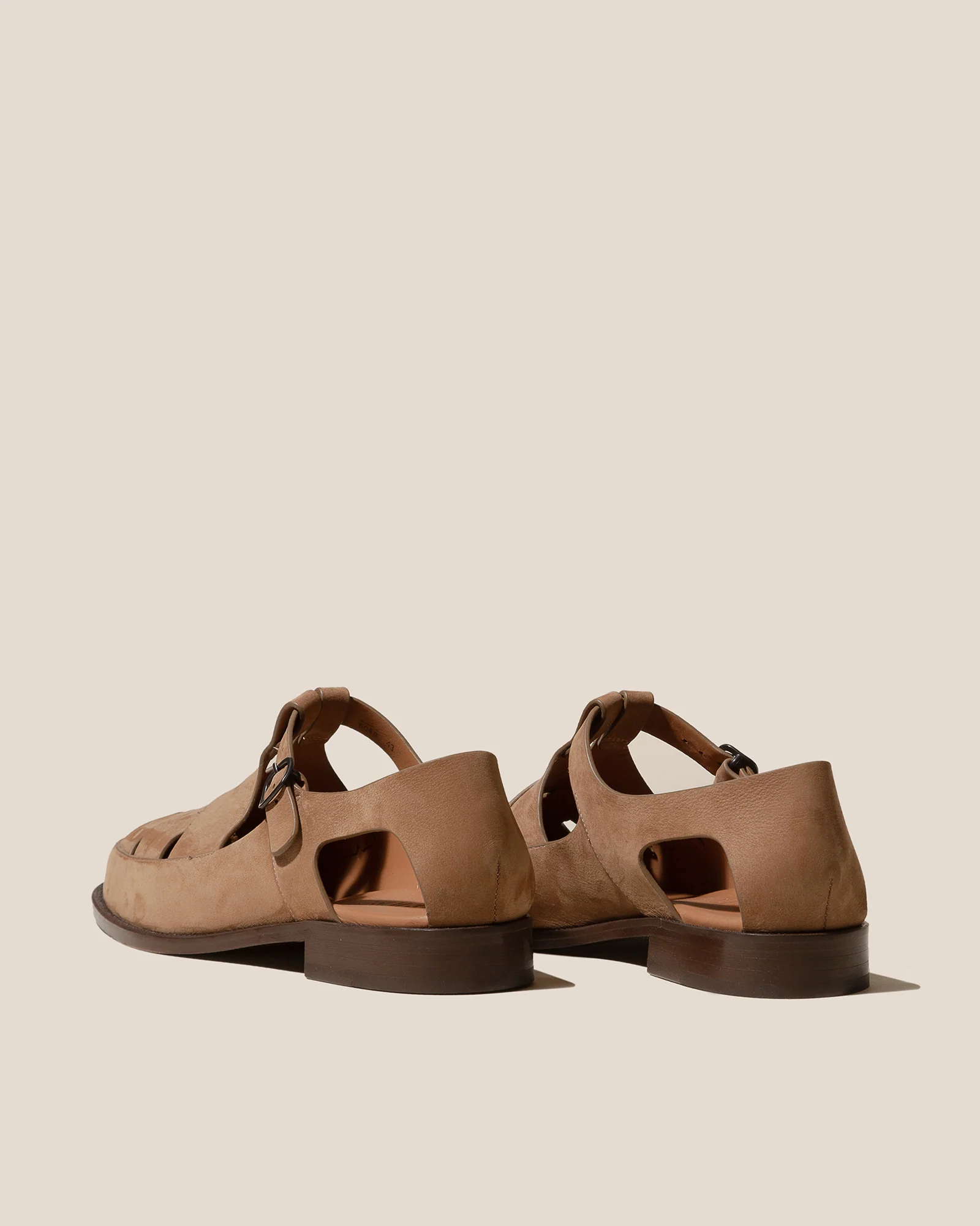 BESSO NUBUCK - Men's Woven T-bar Sandal - Image 3