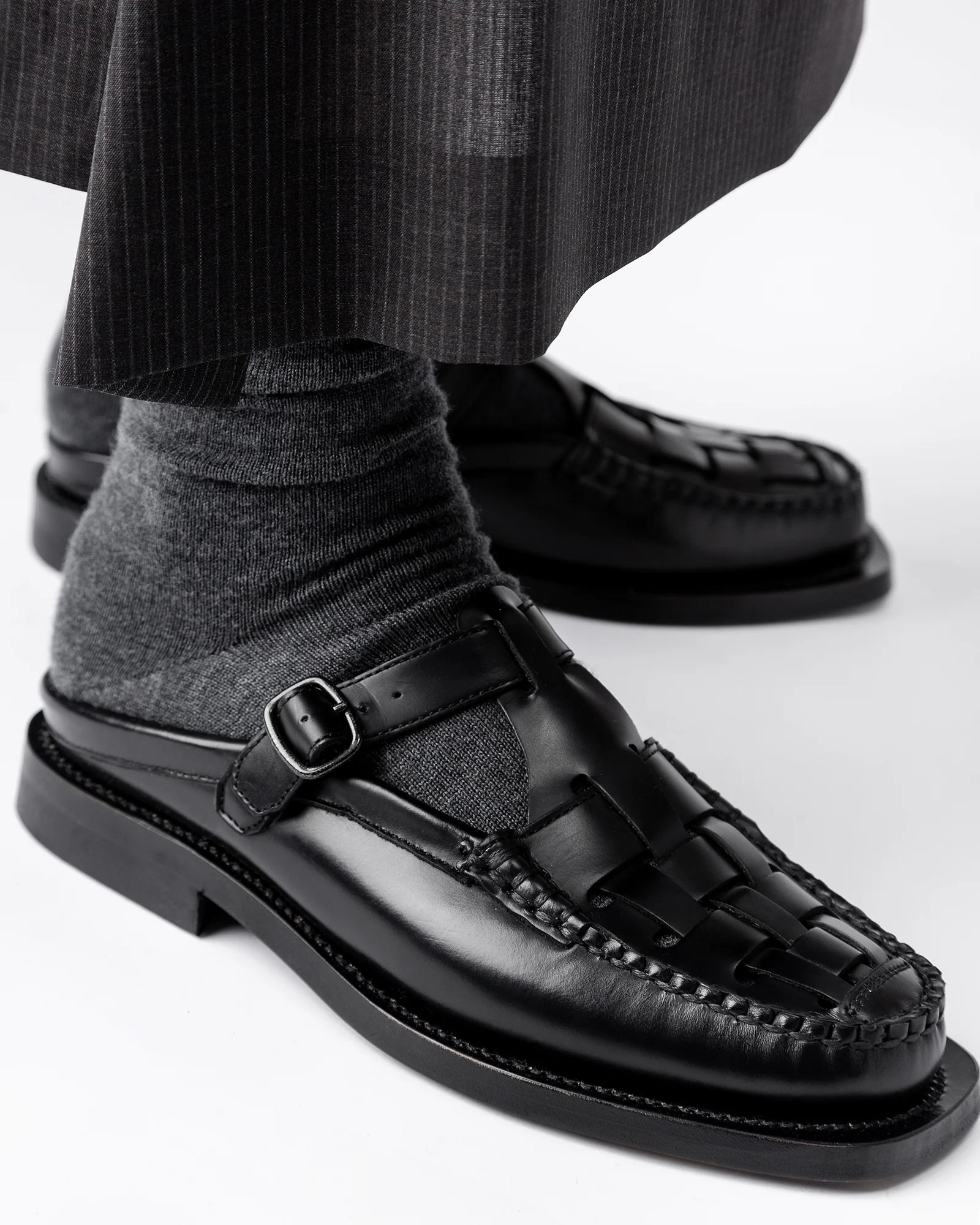 BONELL - FOR ALL - Woven T-bar Mule Loafer - Image 4