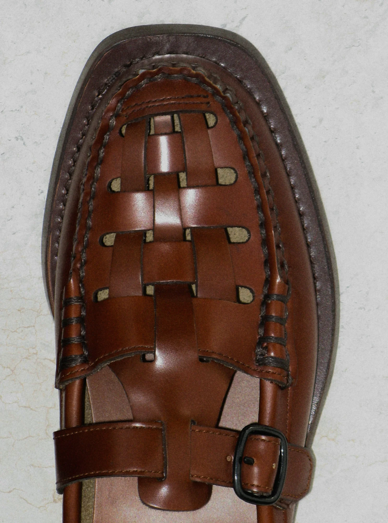BONELL - FOR ALL - Woven T-bar Mule Loafer - Image 4