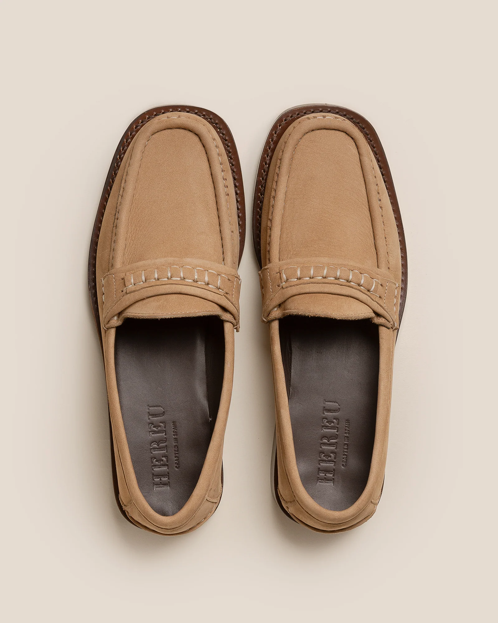 BORADA BORDON NUBUCK - Slip-on Moc Toe Loafer - Image 3