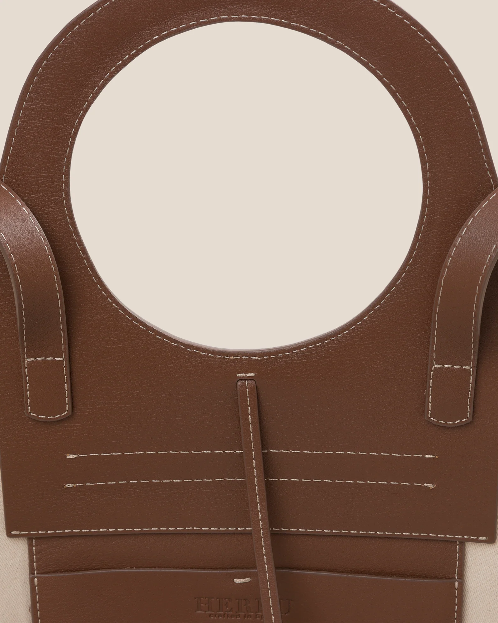 CALA S - Leather-trimmed Canvas Tote Bag - Image 6