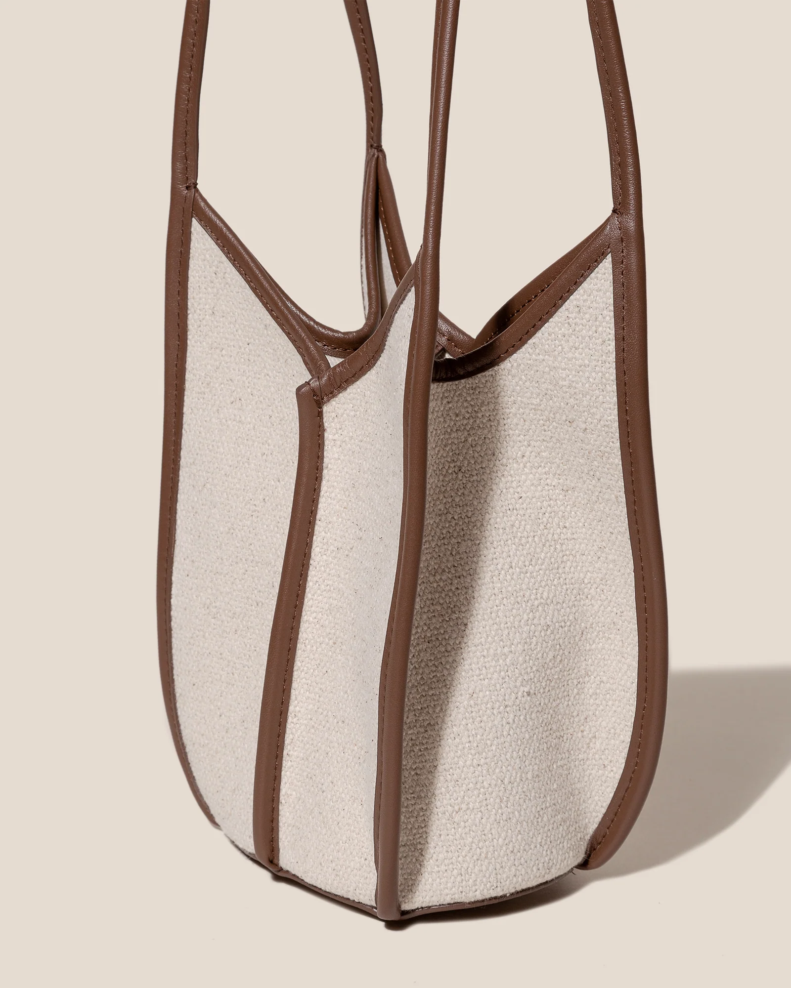 CALELLA BUCKET CANVAS - Leather-trimmed Shoulder Bag - Image 3