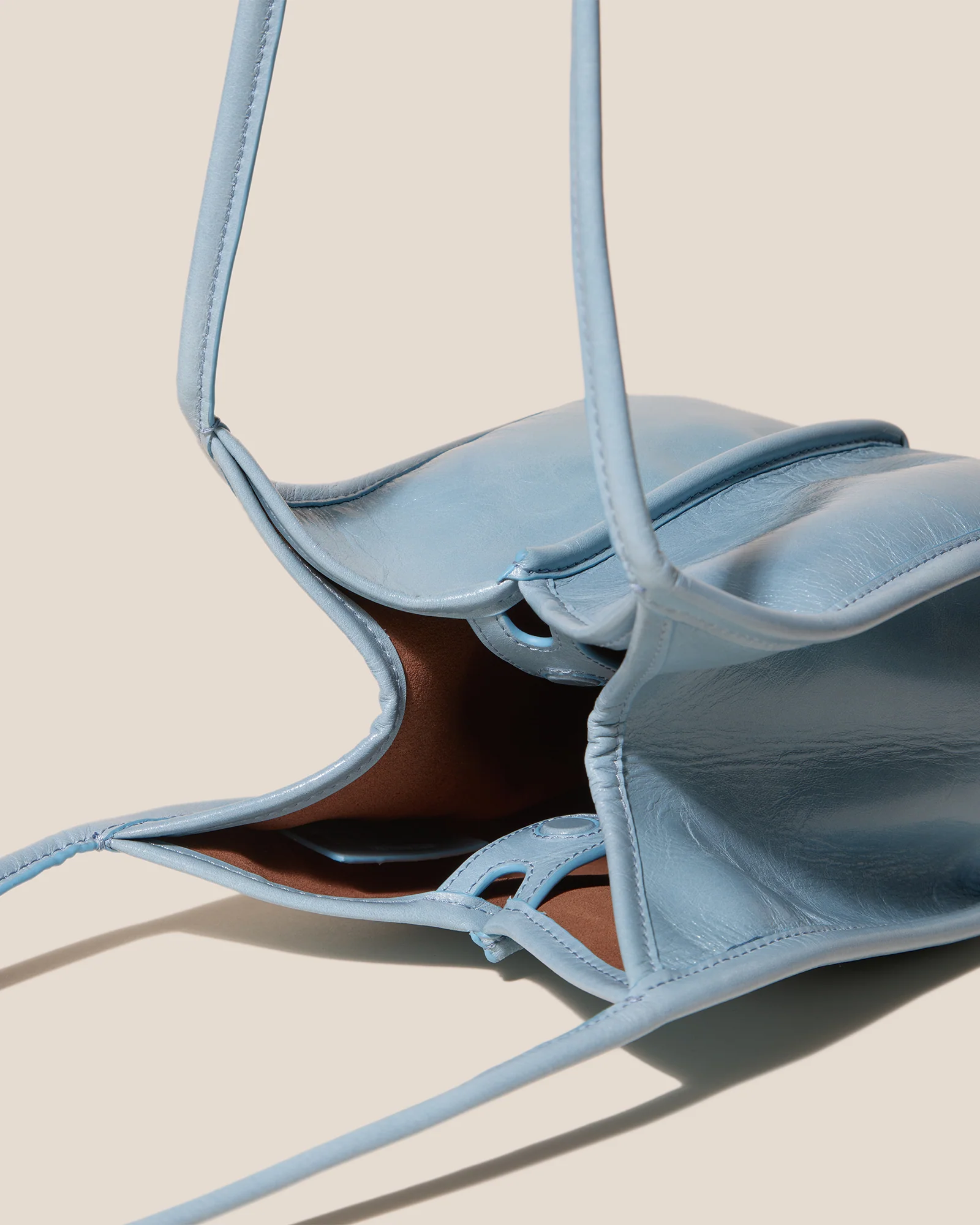 CALELLA BUCKET LEATHER - Leather-trimmed Shoulder Bag - Image 3