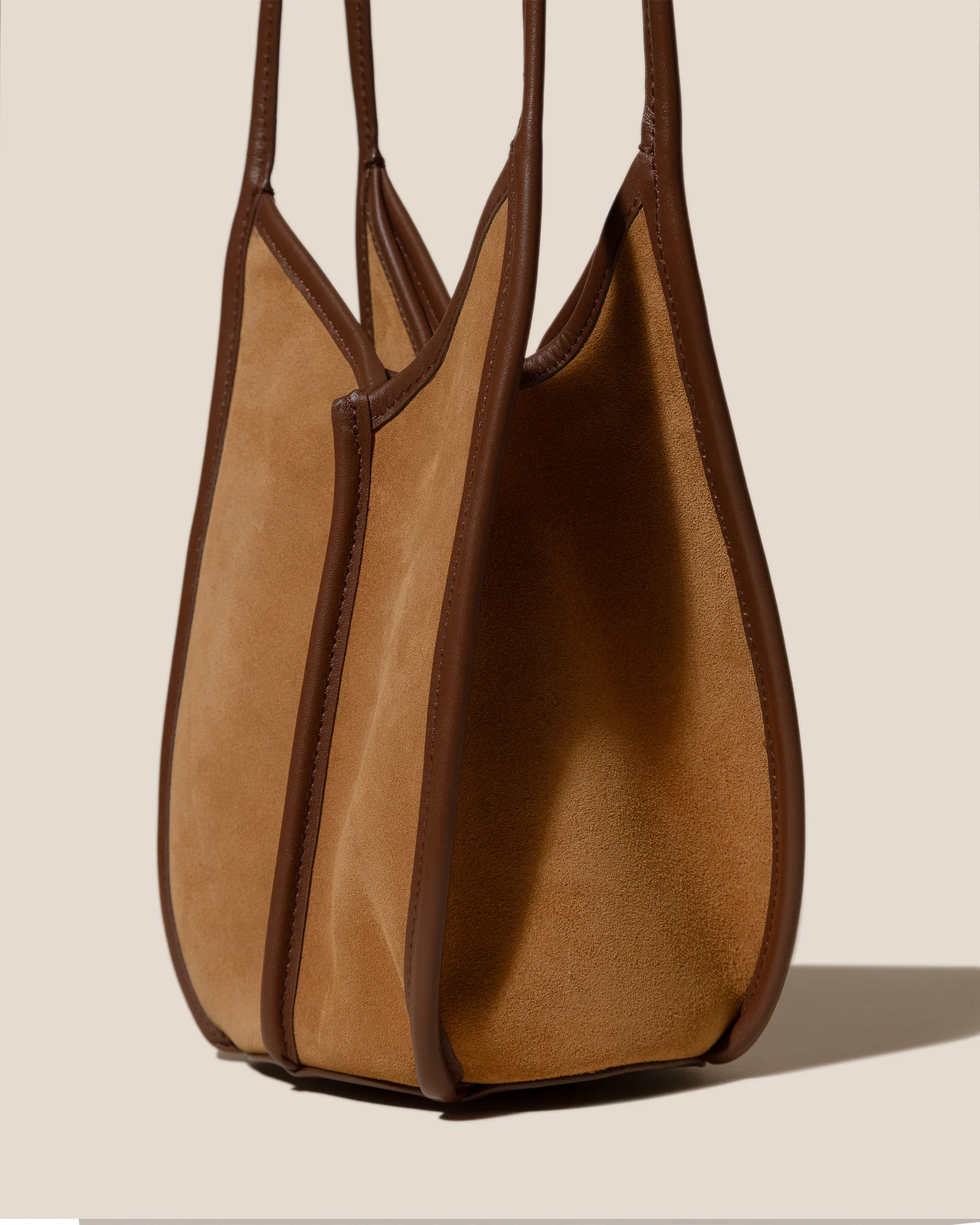 CALELLA BUCKET SUEDE - Leather-trimmed Shoulder Bag - Image 4
