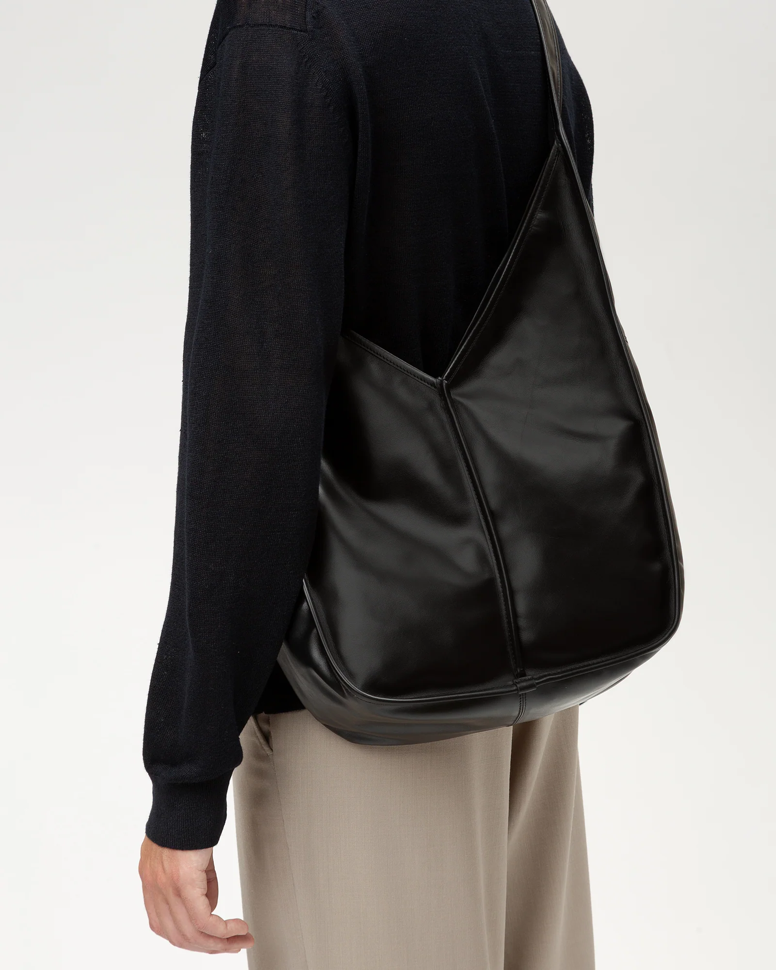 CALELLA CROSSBODY - Leather-trimmed Crossbody Sac - Image 5
