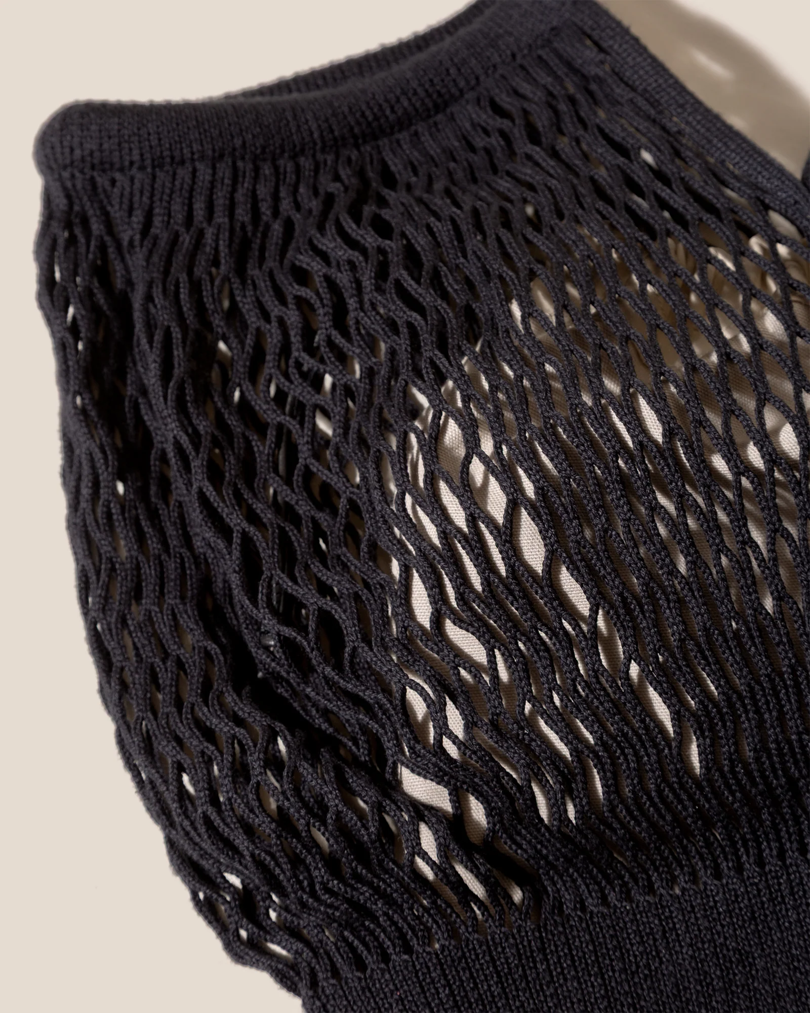 CALELLA FILT - Knitted Cotton Net Bag - Image 3