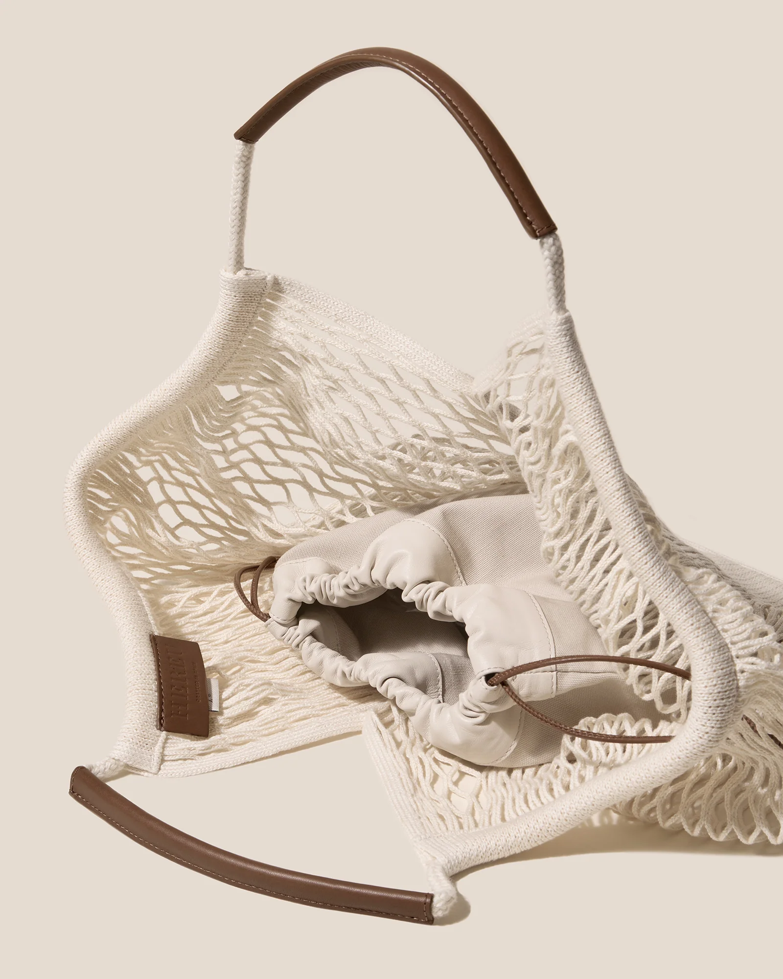 CALELLA FILT - Knitted Cotton Net Bag - Image 4