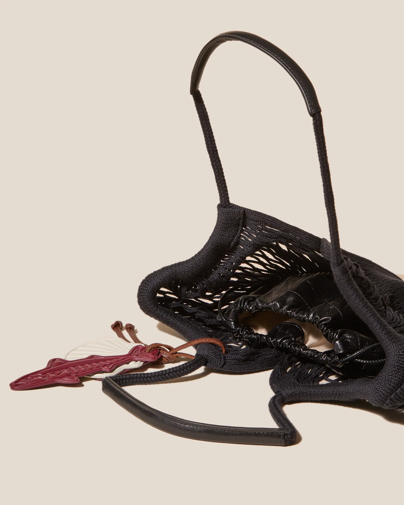 CALELLA FILT S CHARM - Knitted Cotton Net Bag - Image 4