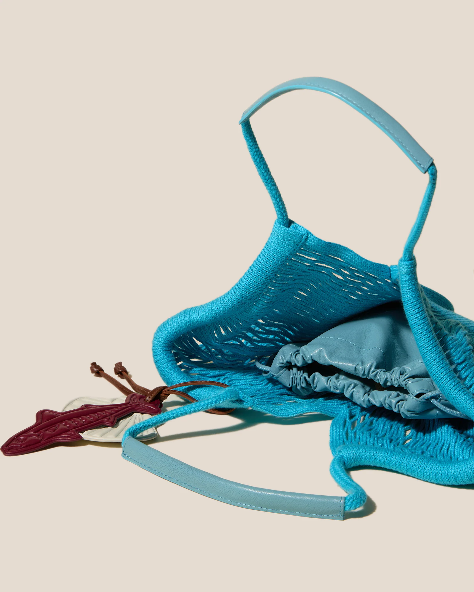 CALELLA FILT S CHARM - Knitted Cotton Net Bag - Image 4