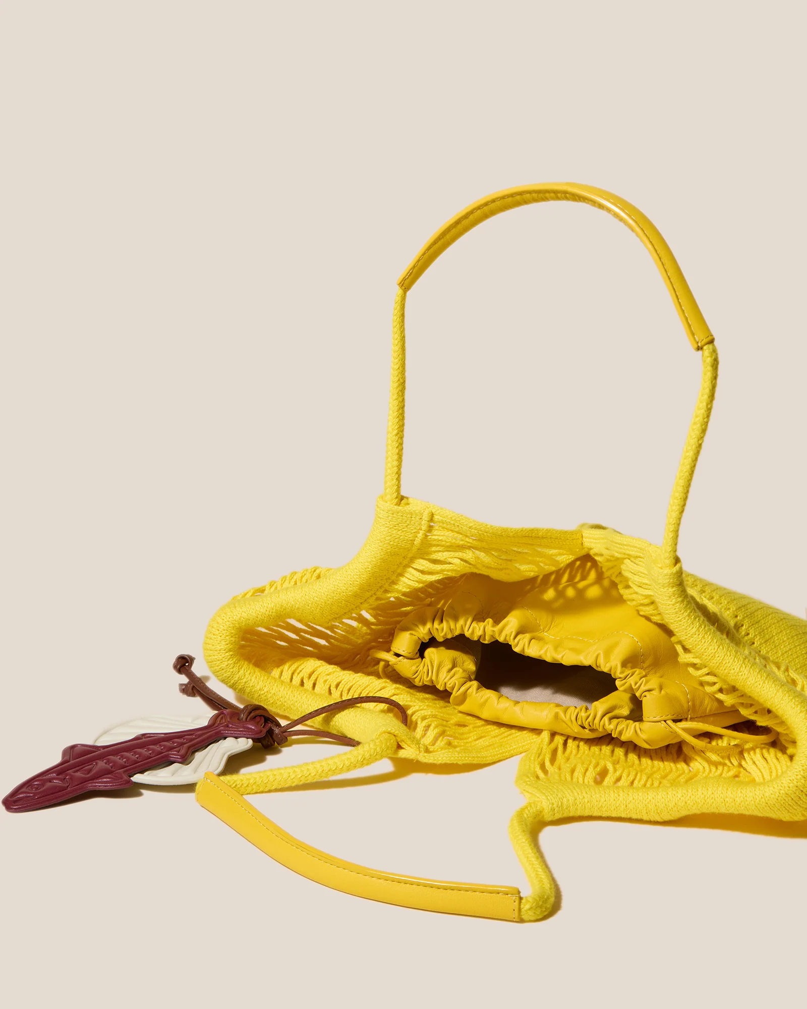 CALELLA FILT S CHARM - Knitted Cotton Net Bag - Image 3