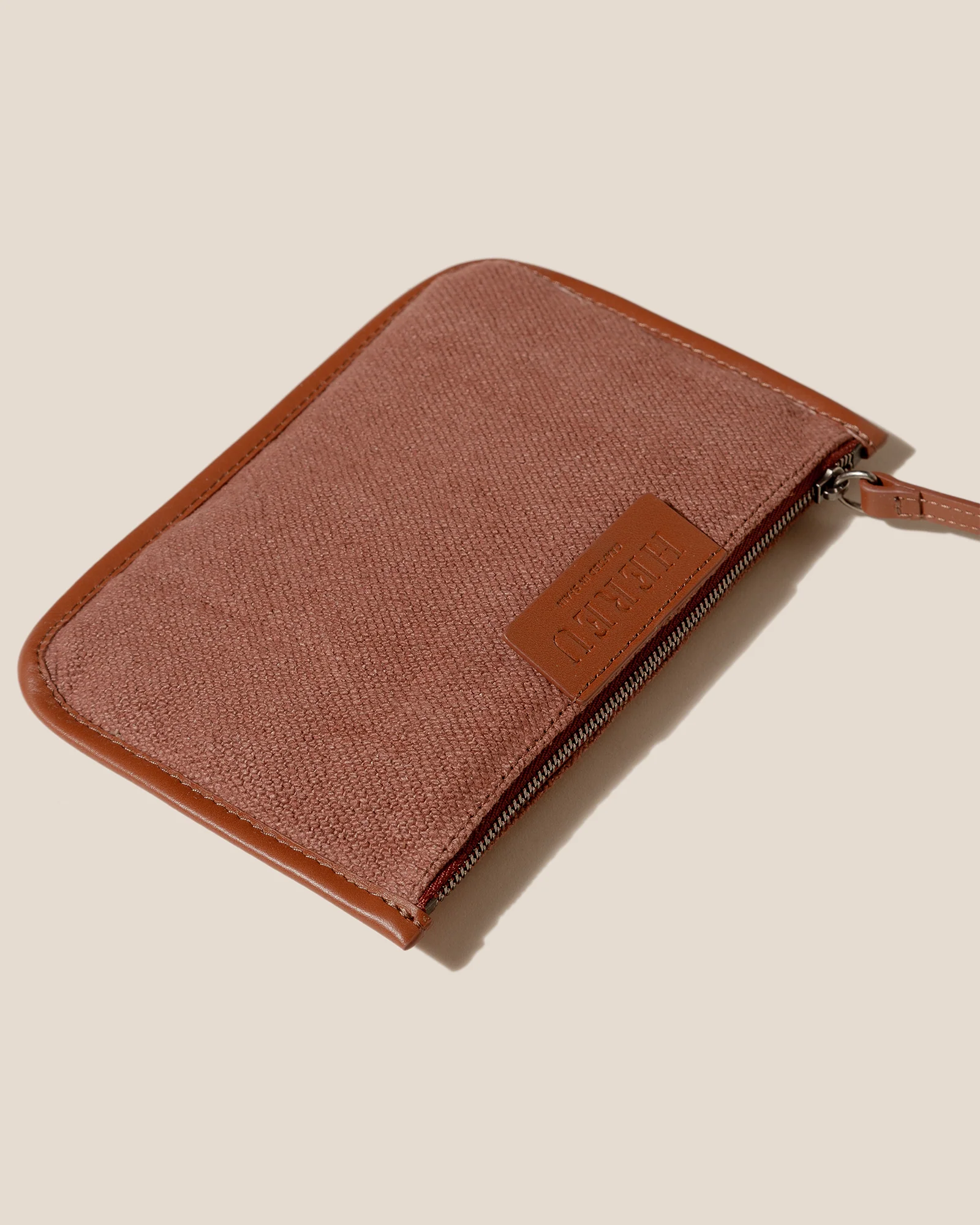CALELLA SOFT LINEN - Leather-trimmed Tote Bag - Image 5