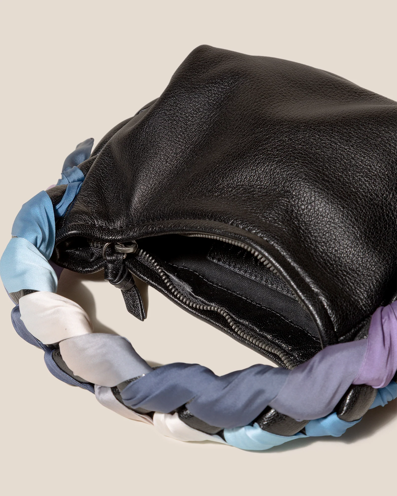 ESPIGA MINI FOULARD - Braided Detail Crossbody Bag - Image 3