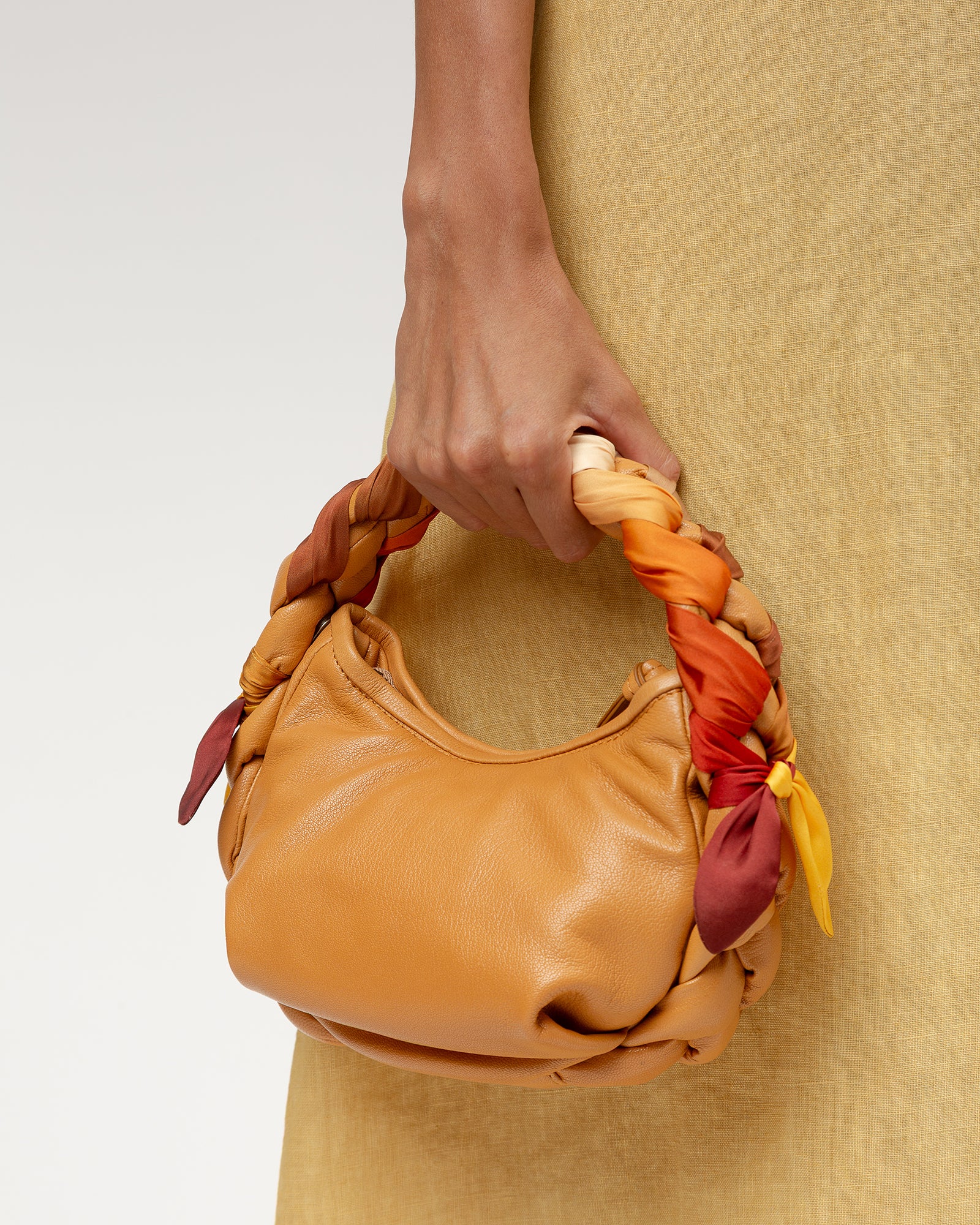 ESPIGA MINI FOULARD - Braided Detail Crossbody Bag - Image 7