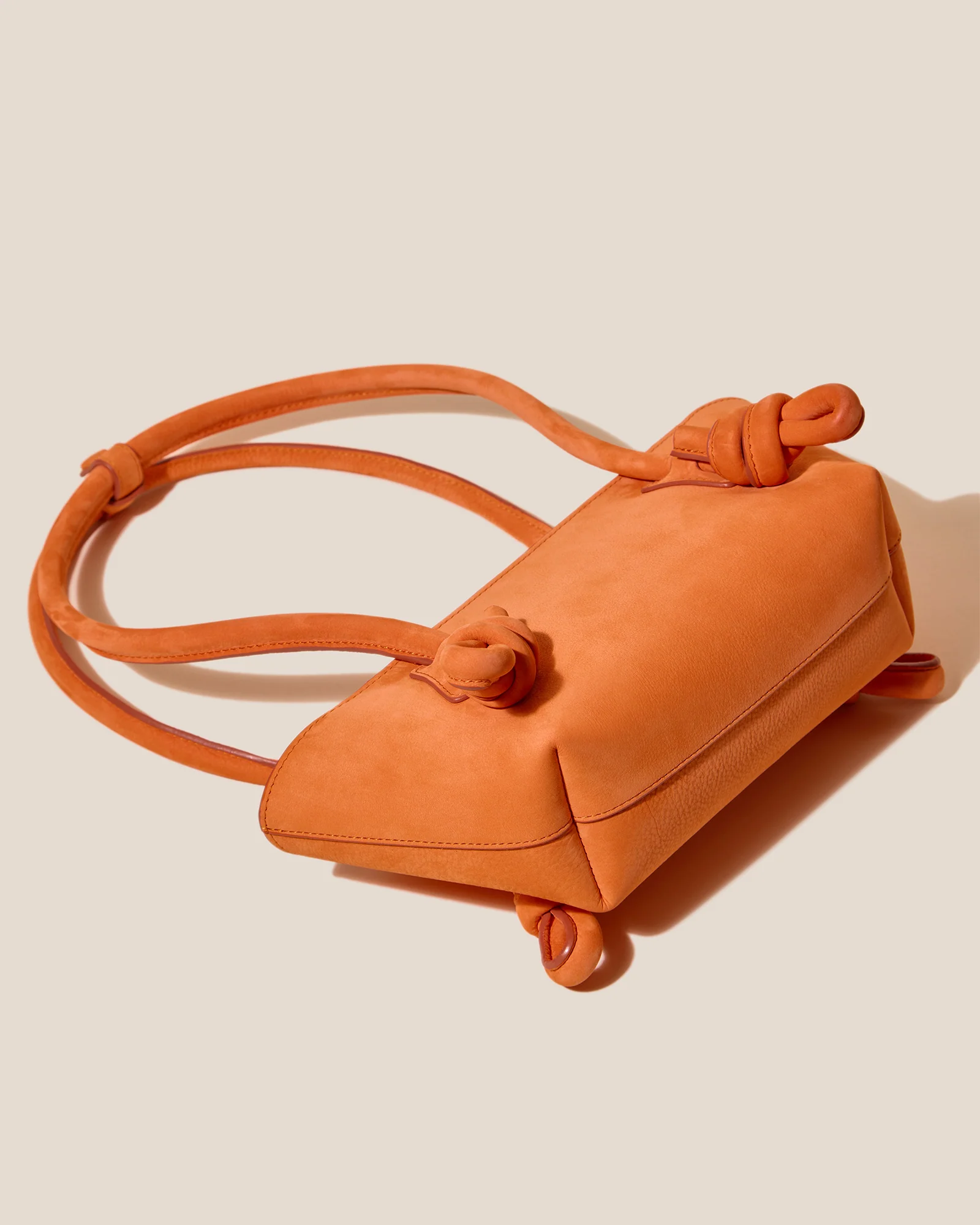 FLECA MINI SHOULDER NUBUCK - Knotted-handle Shoulder Bag - Image 4