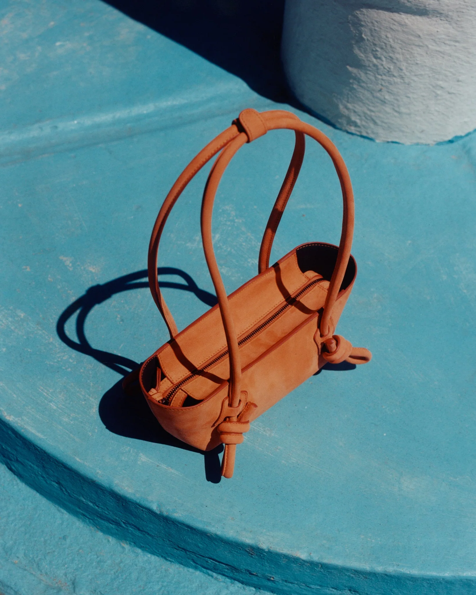 FLECA MINI SHOULDER NUBUCK - Knotted-handle Shoulder Bag - Image 6
