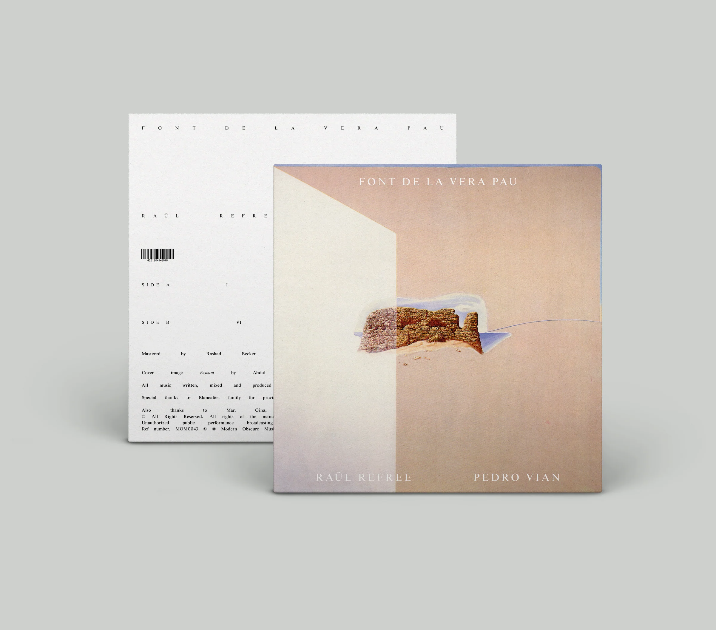 "Font de la Vera Pau" - Raül Refree & Pedro Vian Vinyl - Image 3