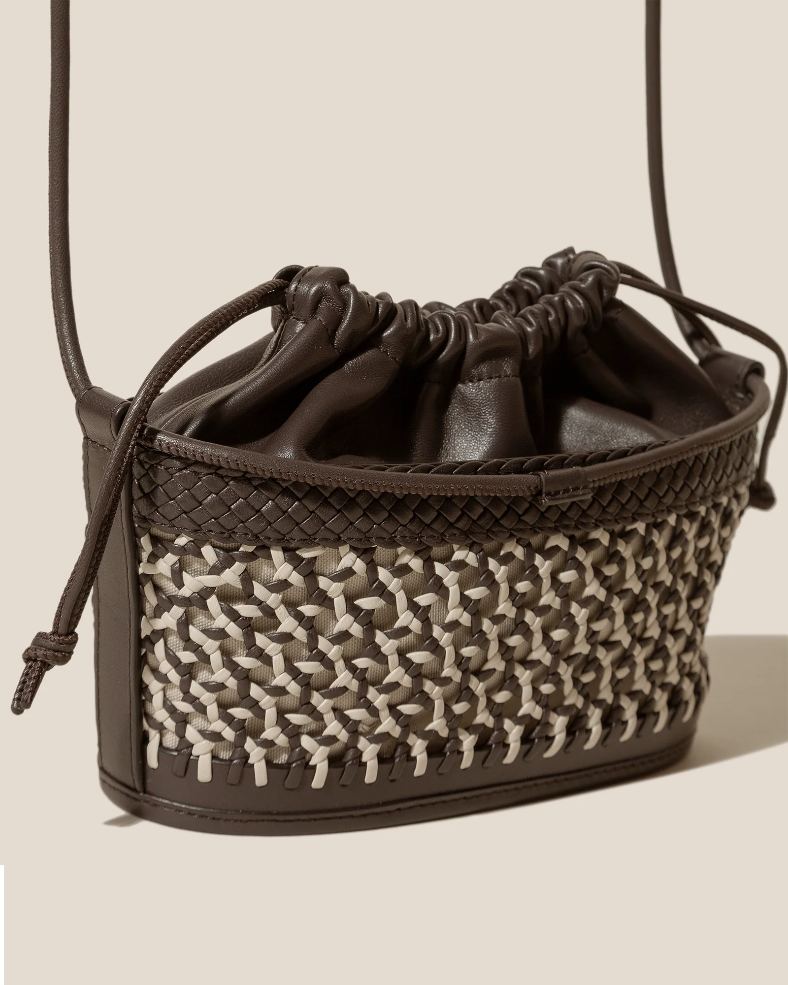 GAIA - Woven Bucket Crossbody Bag - Image 3