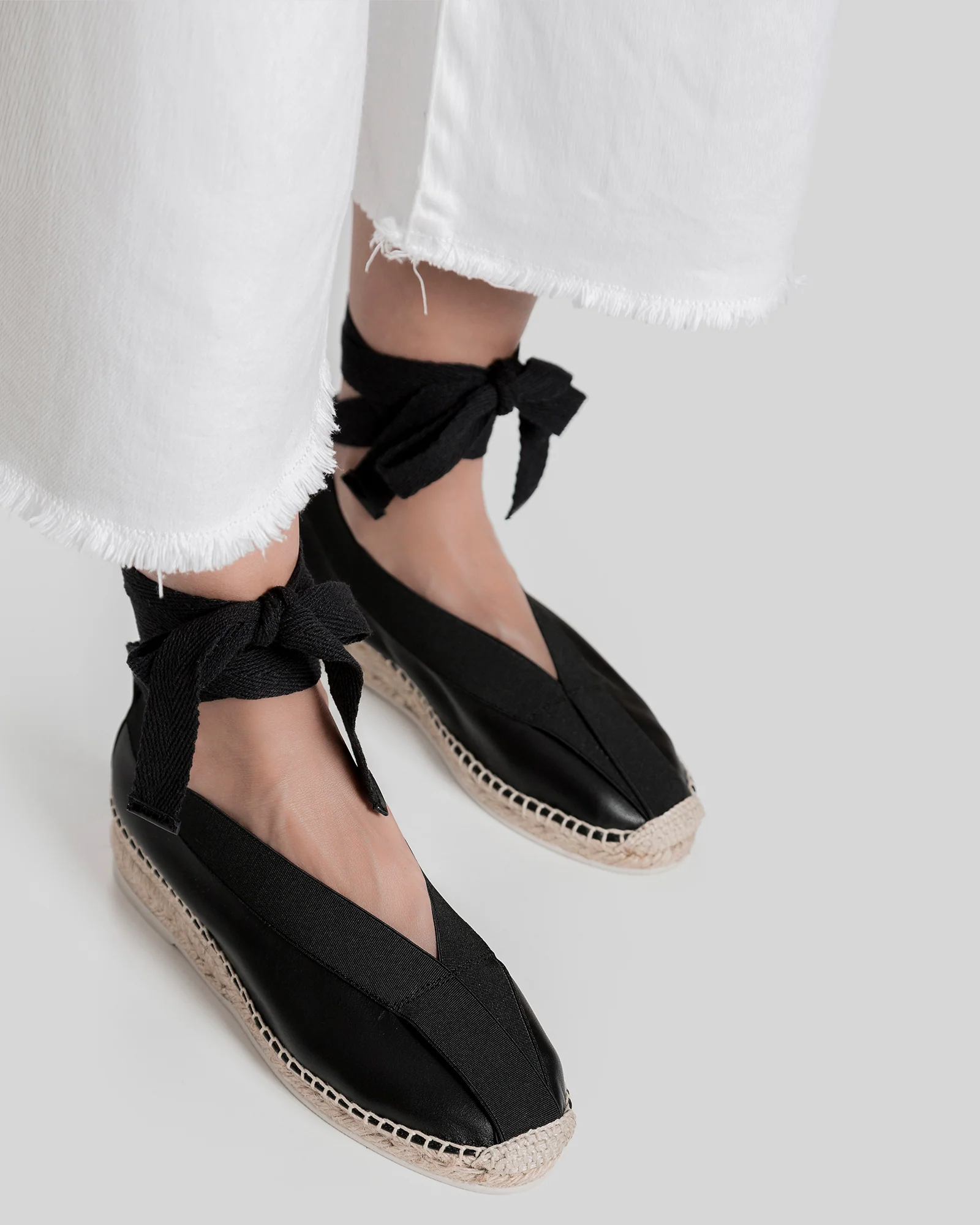 HORTA - Elasticated Espadrille Wedge - Image 4
