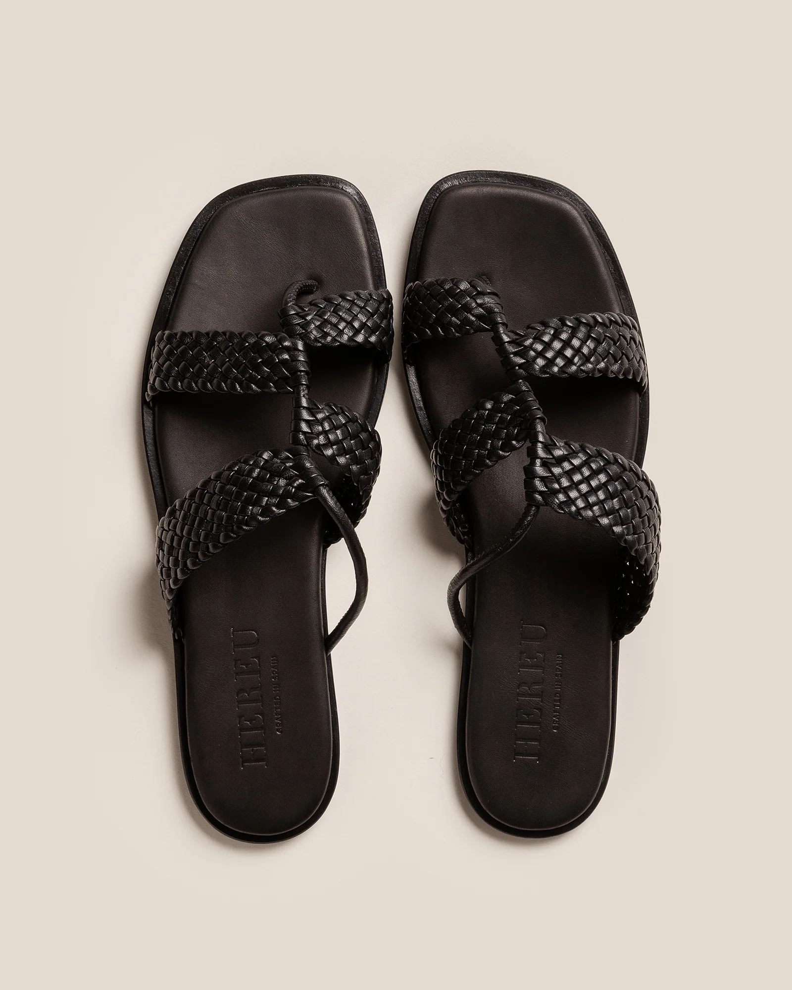 LINA WOVEN - Strappy Toe-Post Sandal - Image 2