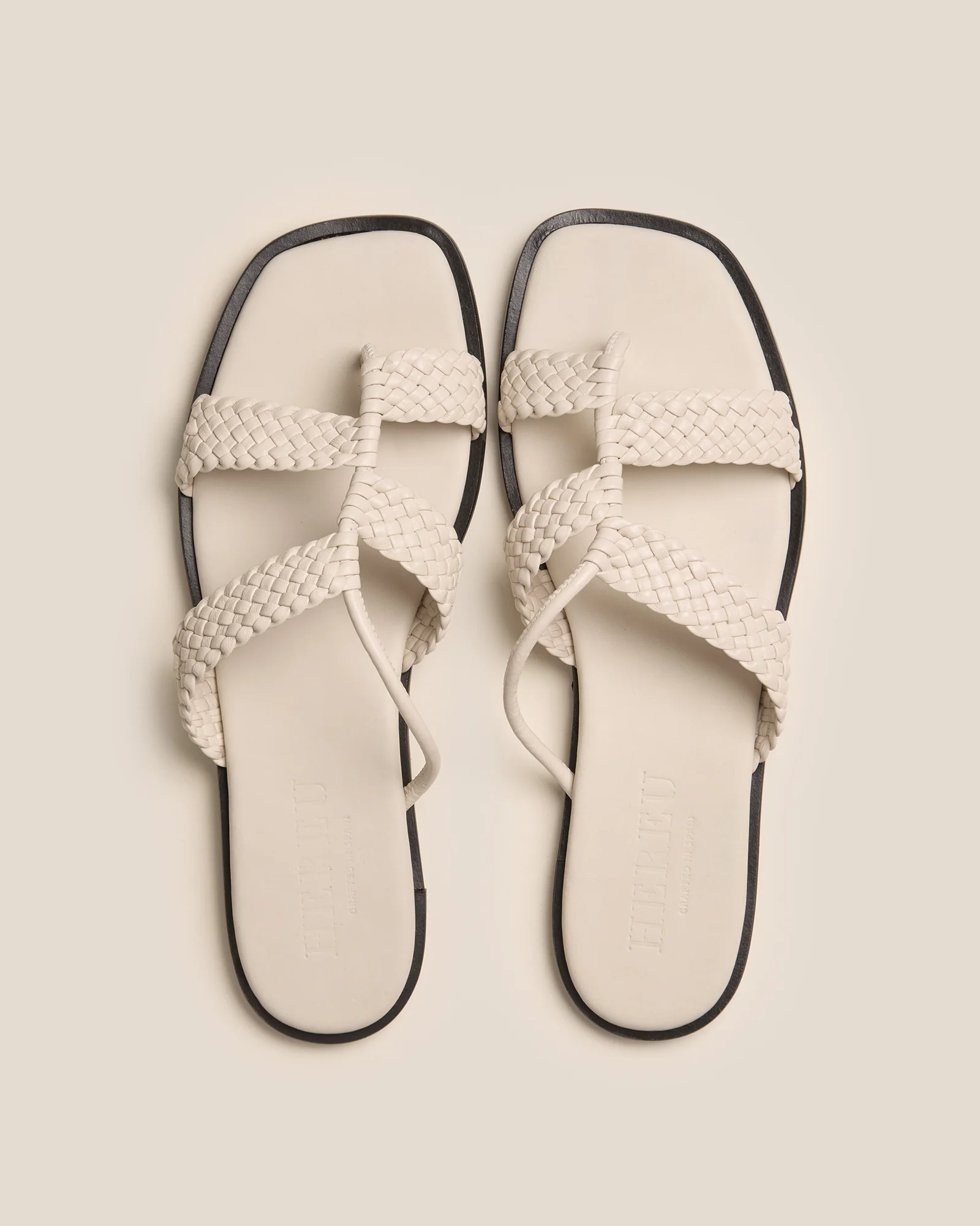 LINA WOVEN - Strappy Toe-Post Sandal - Image 2