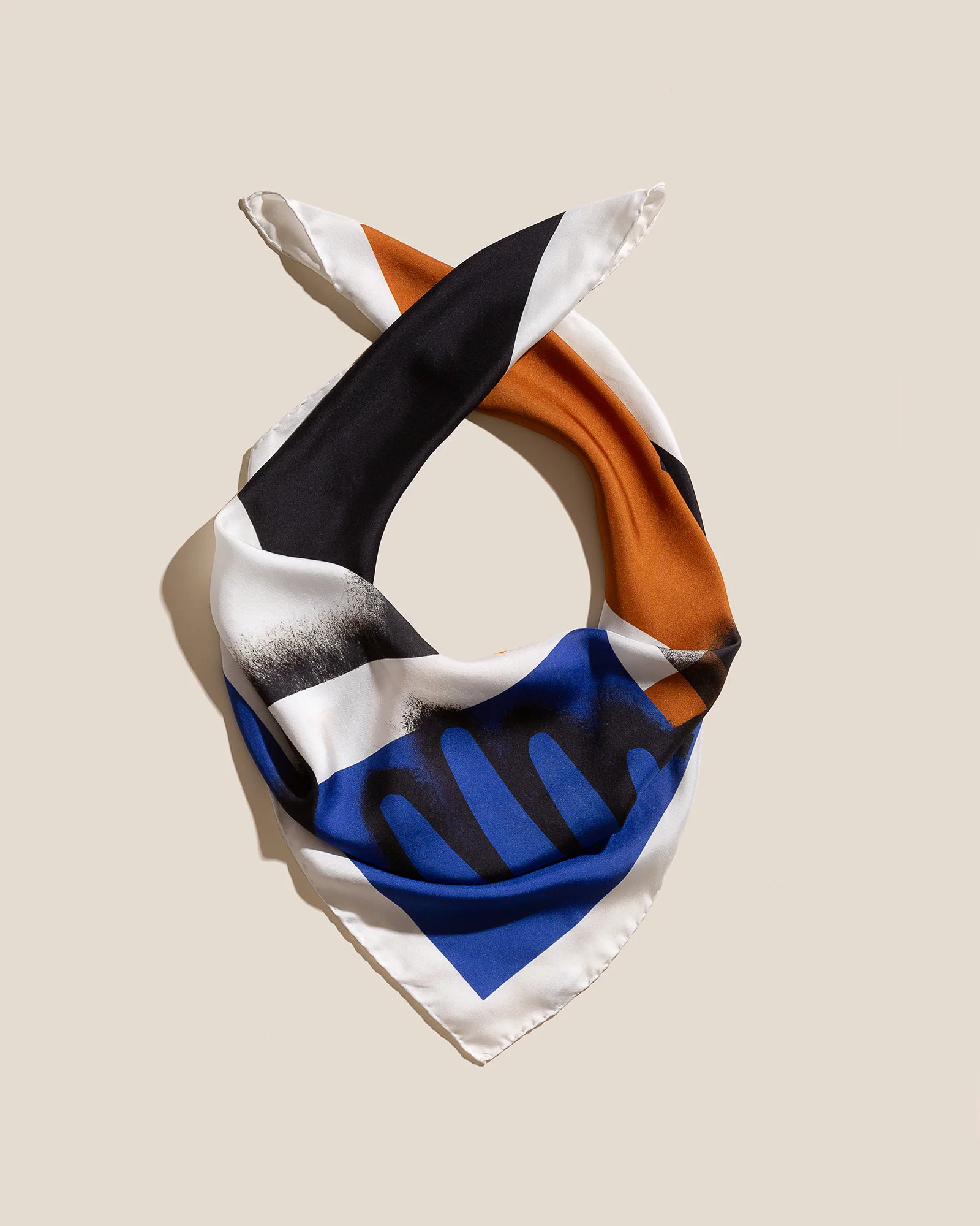 "Los Fugaces Párpados" Handkerchief - Limited Edition Silk Handkerchief of Artwork by Jorge Gay - Image 4