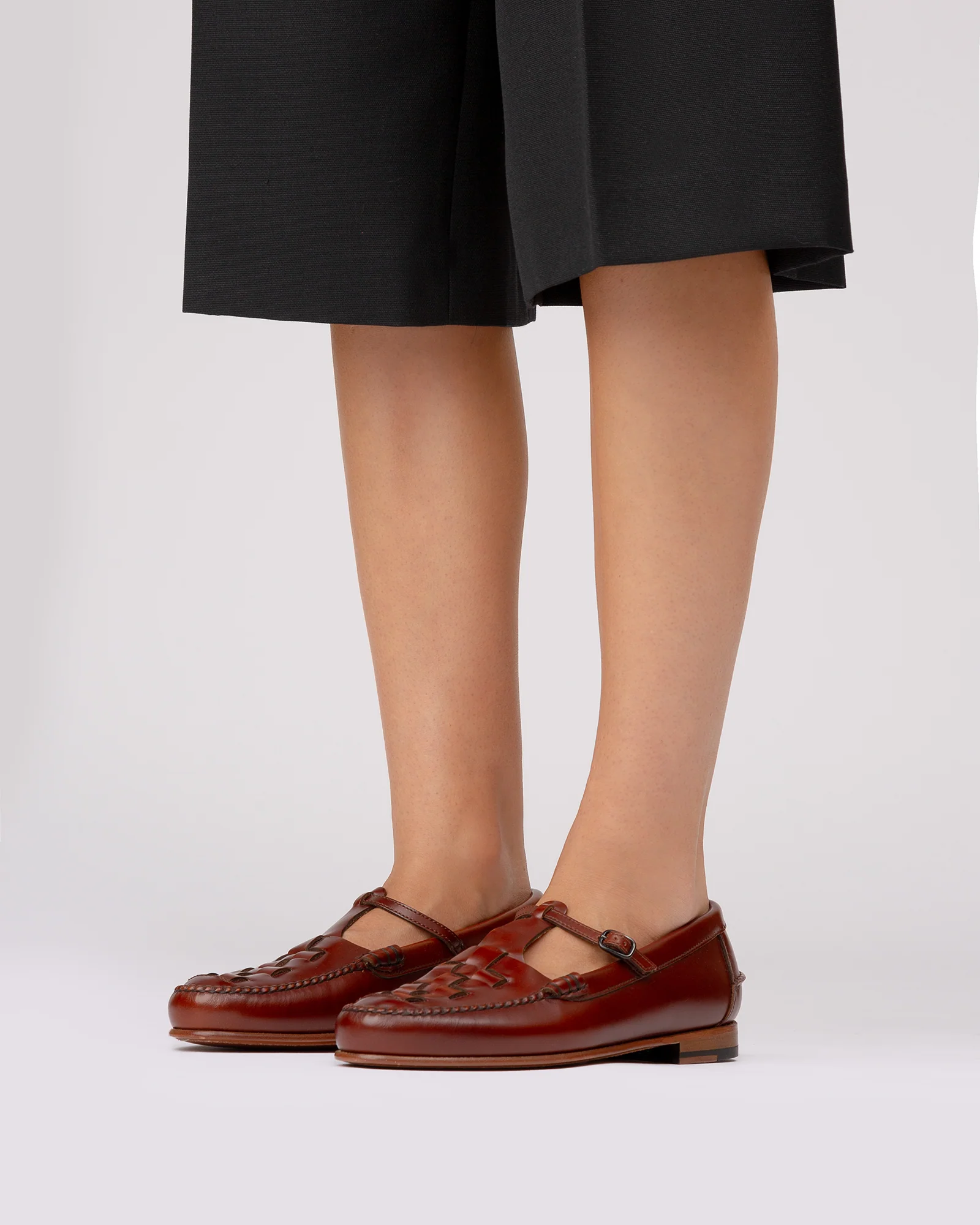 MAQUEDA - Interwoven T-Bar Loafer - Image 5