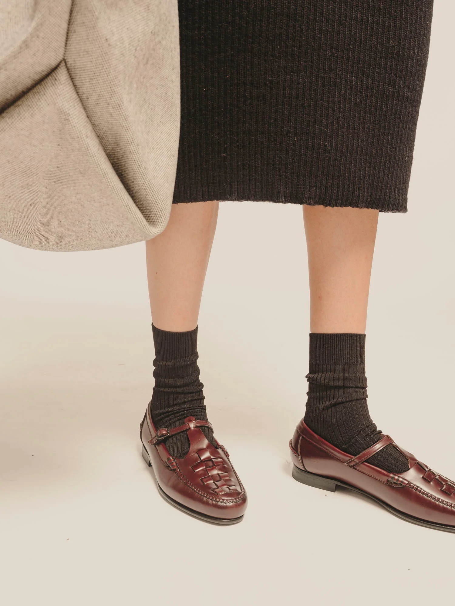 MAQUEDA - Interwoven T-Bar Loafer - Image 5