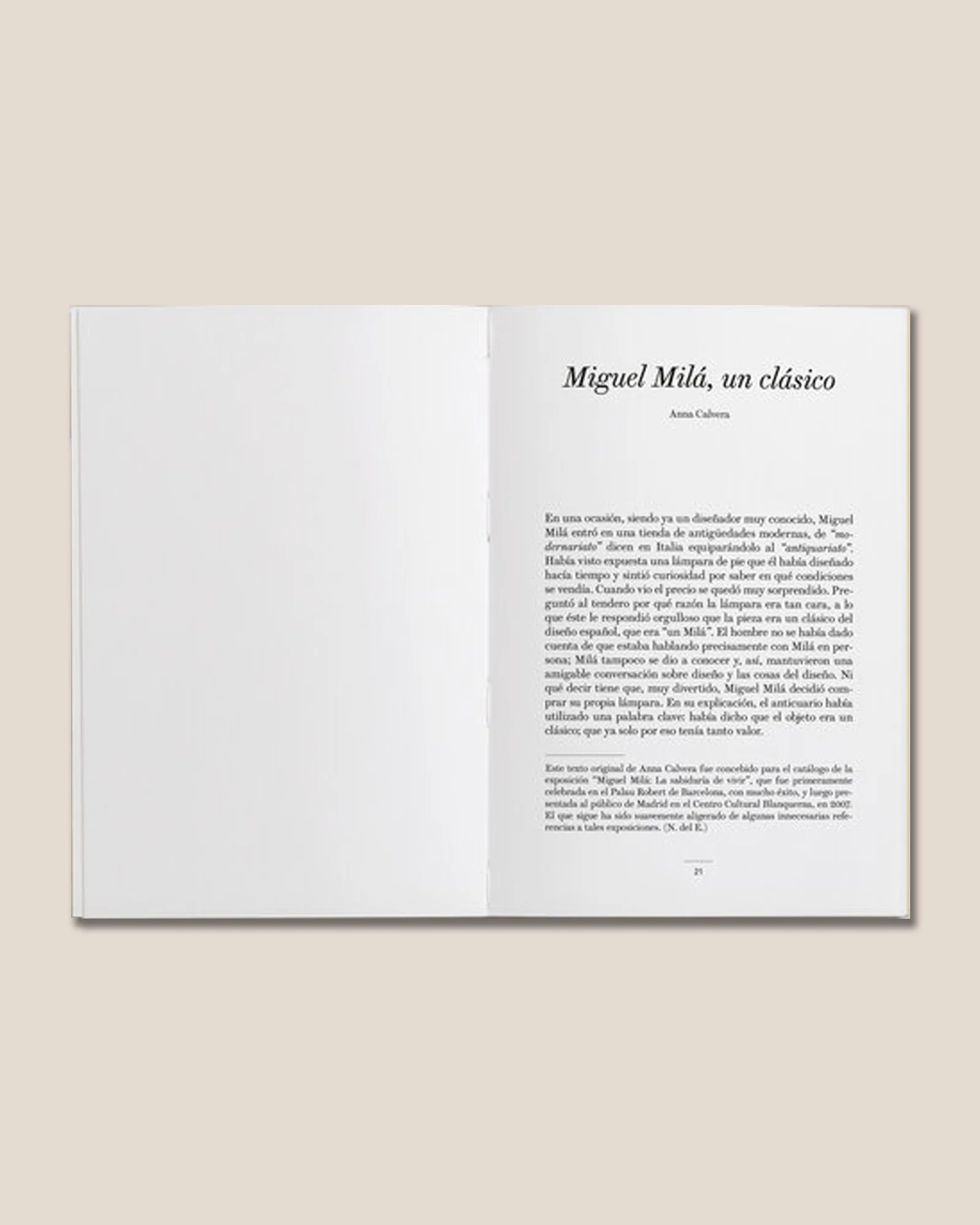 MIGUEL MILÁ. EMOCIONAR CON LO SIMPLE - Anna Calvera Book - Image 3