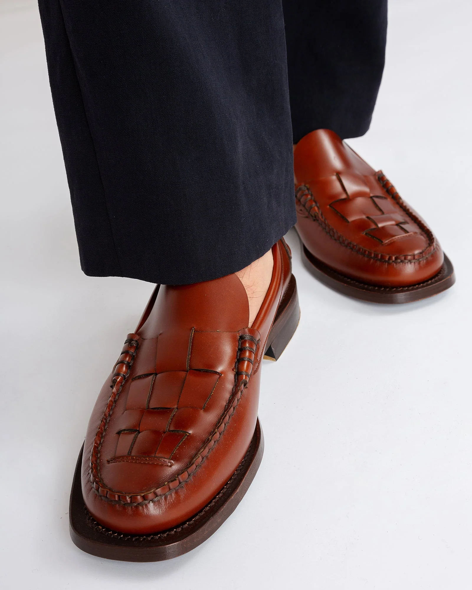 NOMBELA - Interwoven Detail Slip-On Loafer - Image 5
