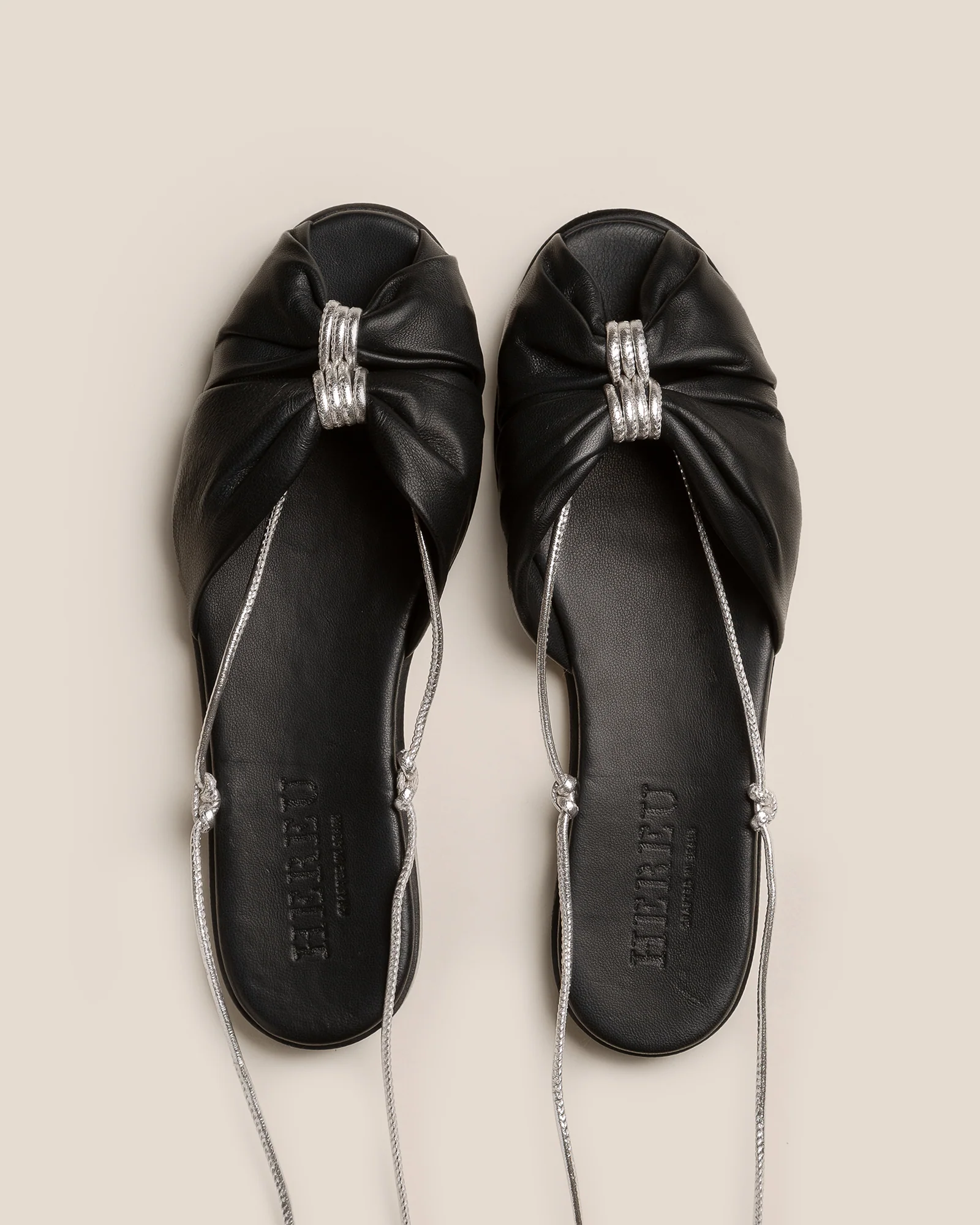 NUAT - Ruched Lace-up Sandal - Image 2