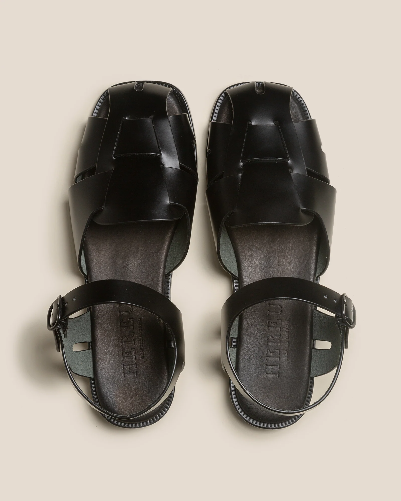 PEDRA - Squared Closed-Toe Fisherman Sandal - Image 3