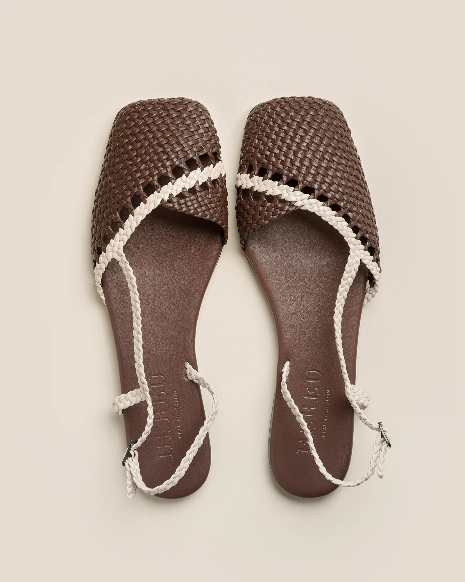 RONDAIA - Woven Asymmetrical Sandal - Image 3